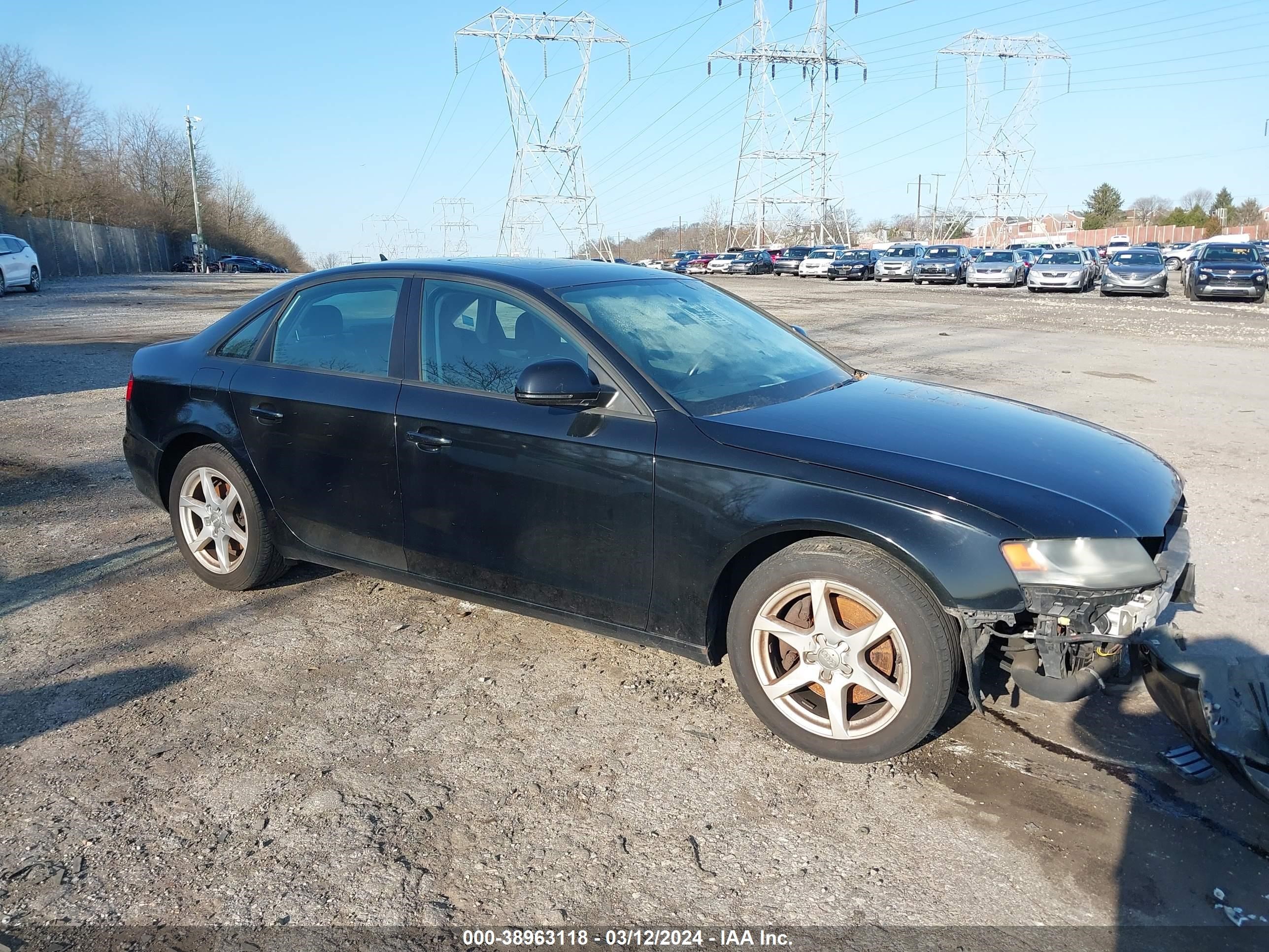 AUDI A4 2009 waulf78k19n026680