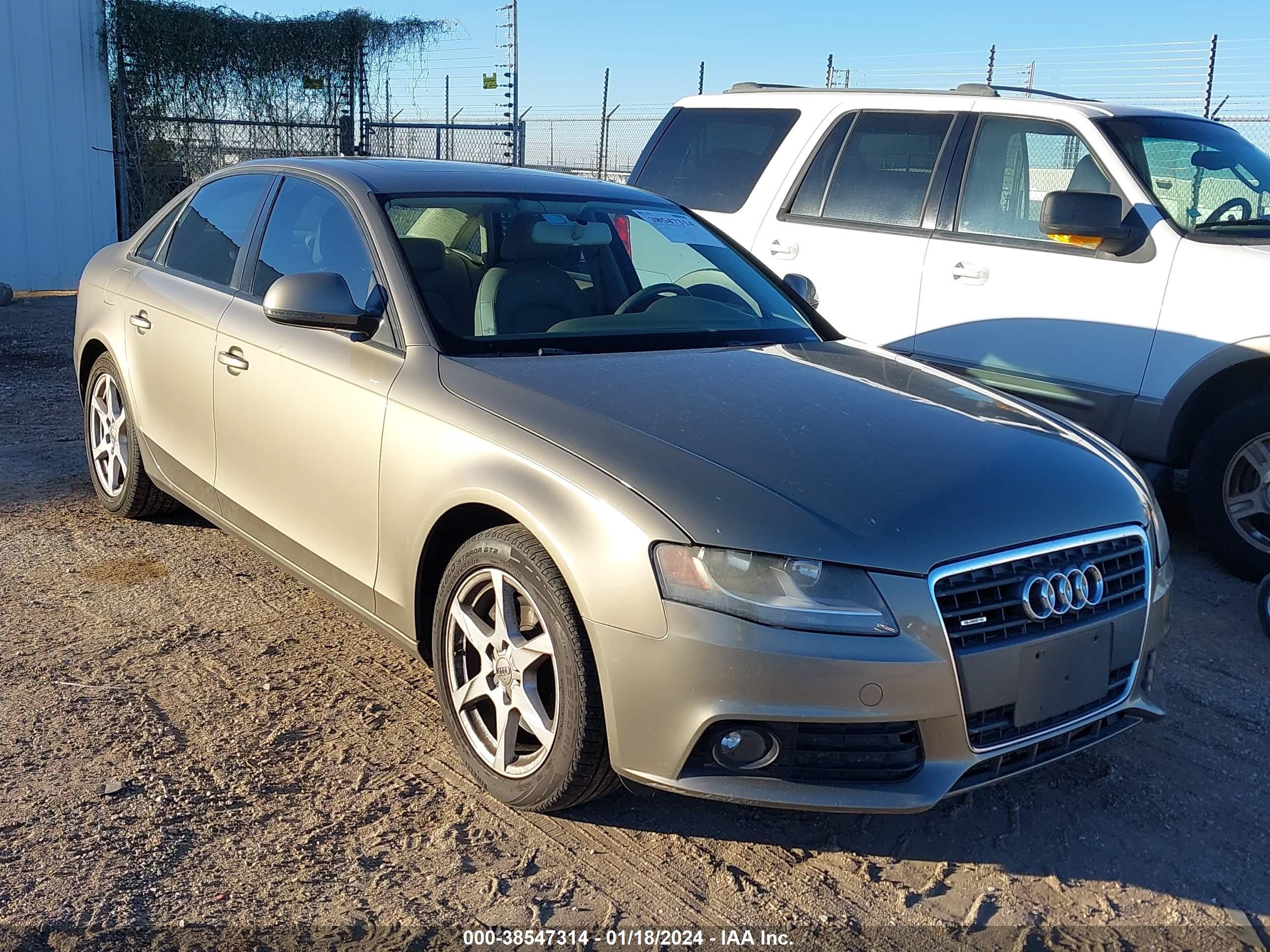 AUDI A4 2009 waulf78k19n033032