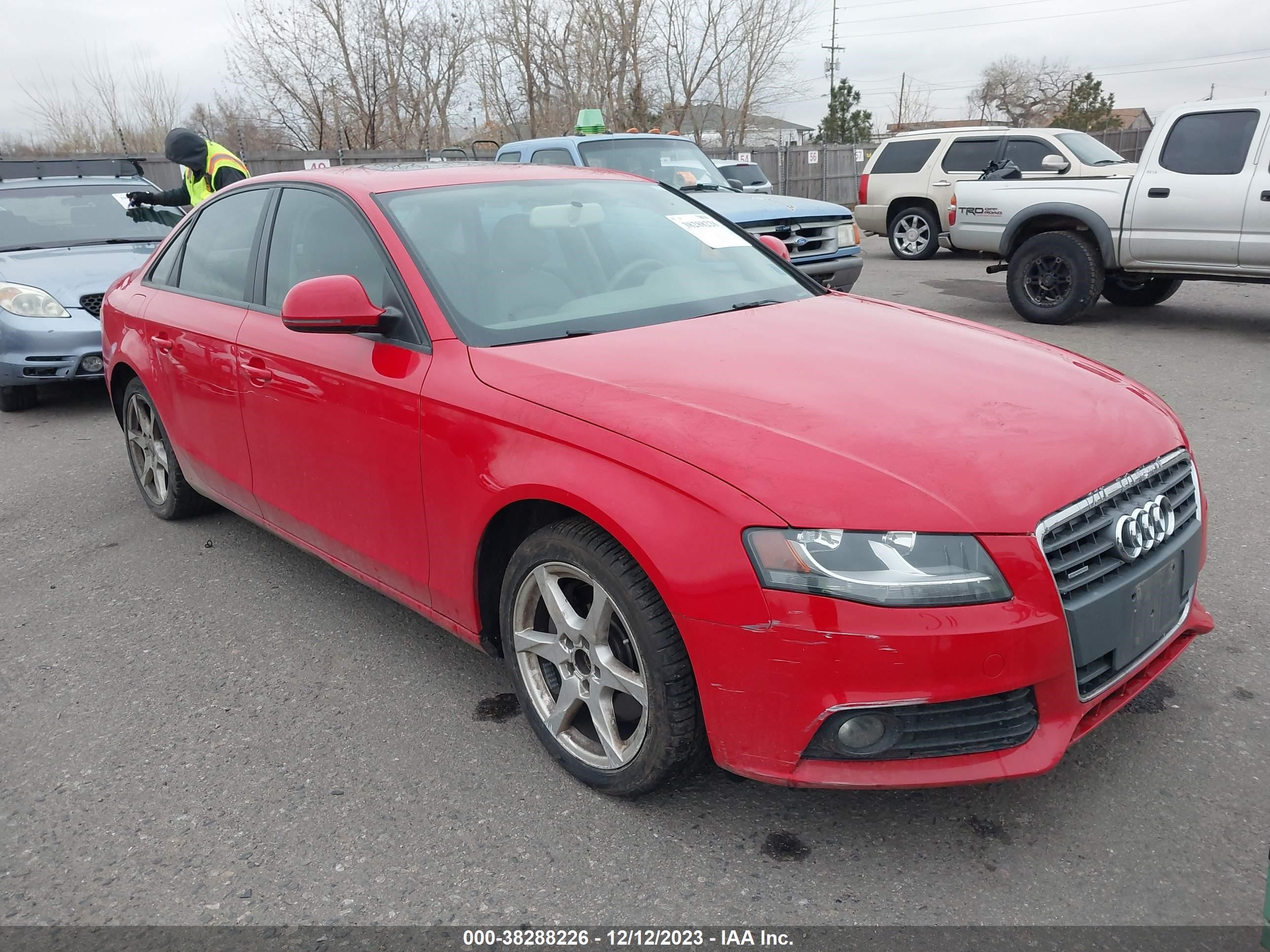 AUDI A4 2009 waulf78k29n027644