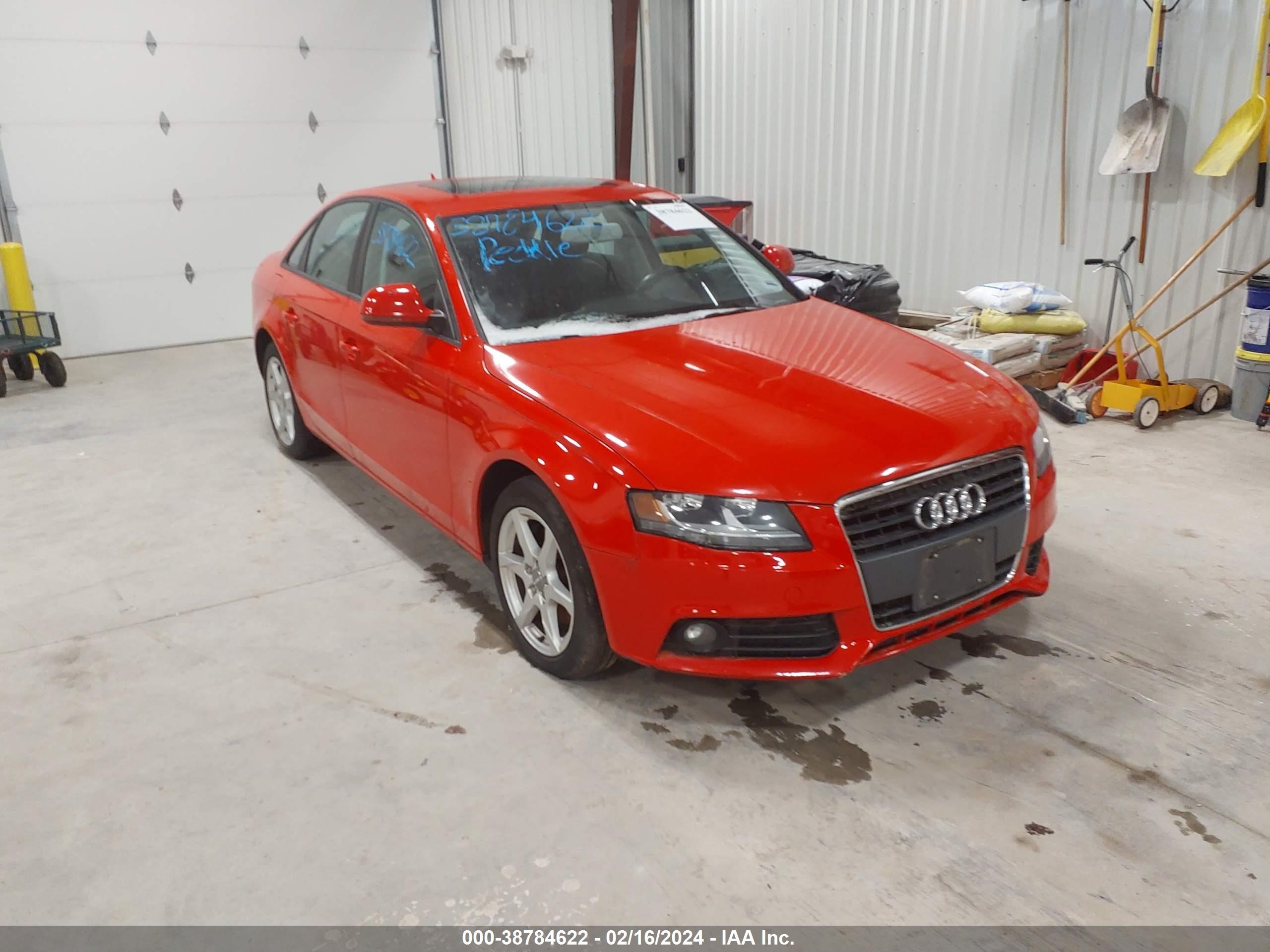 AUDI A4 2009 waulf78k39n025238