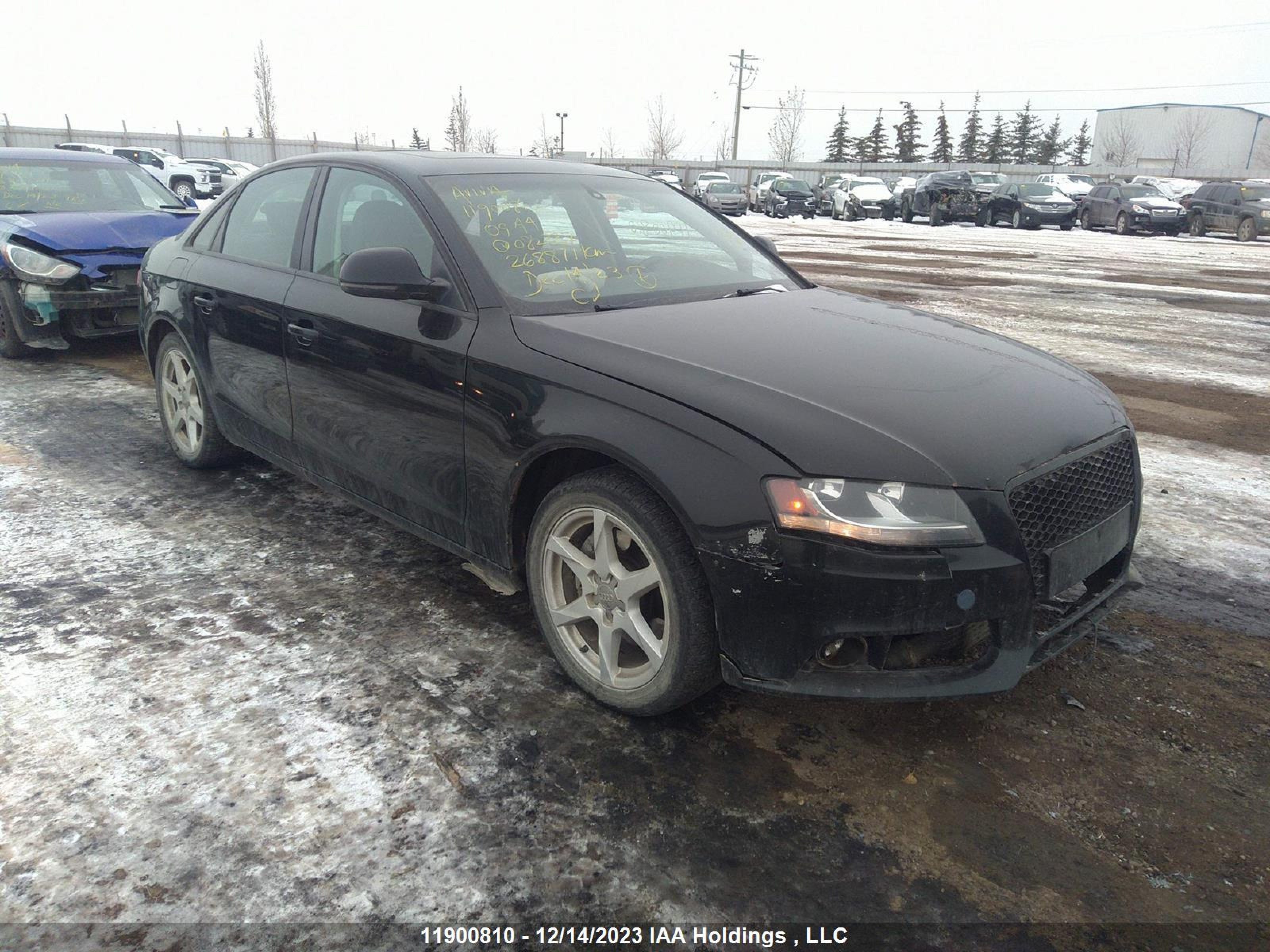 AUDI A4 2009 waulf78k59a082337