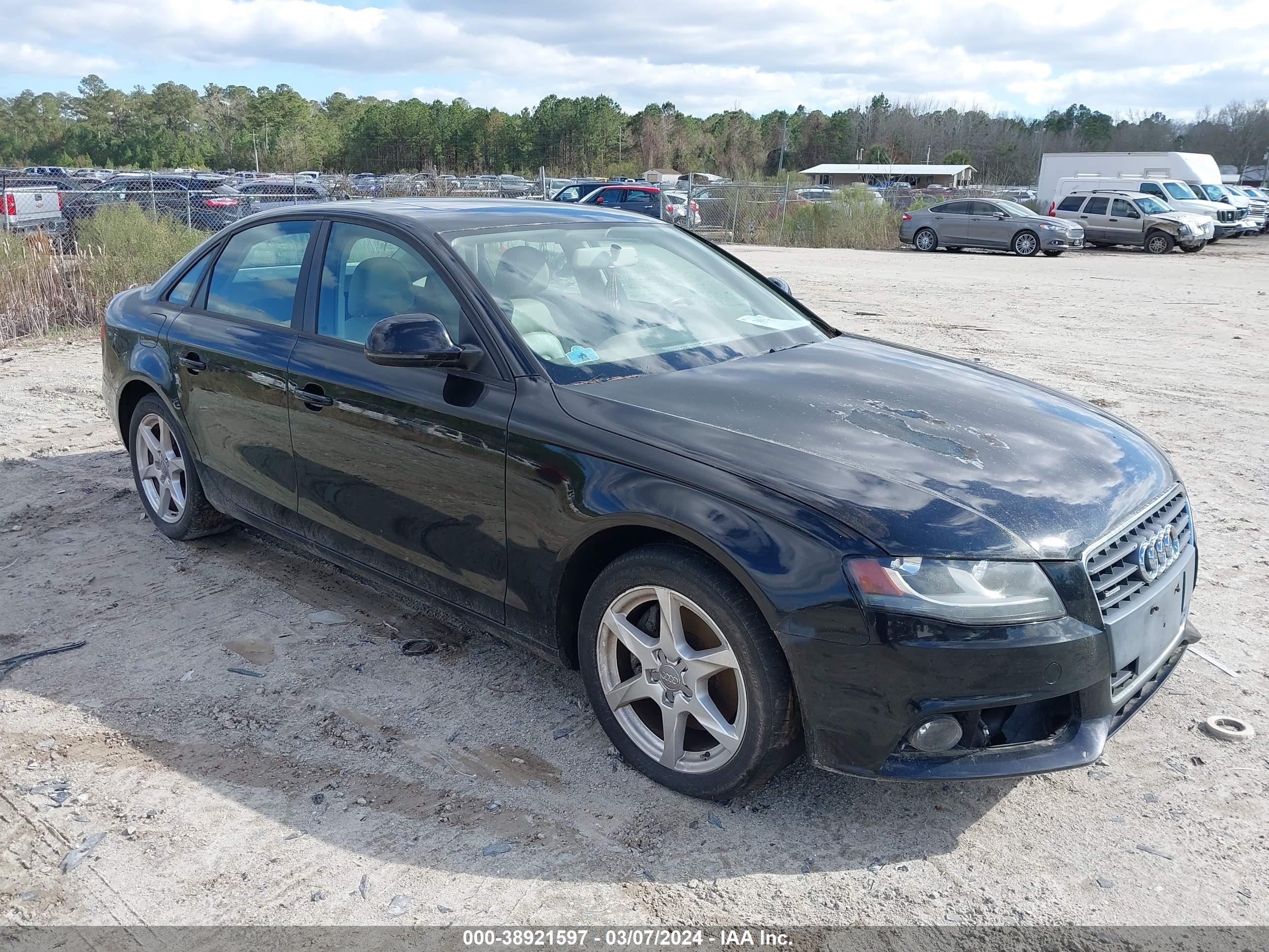 AUDI A4 2009 waulf78k59n009607