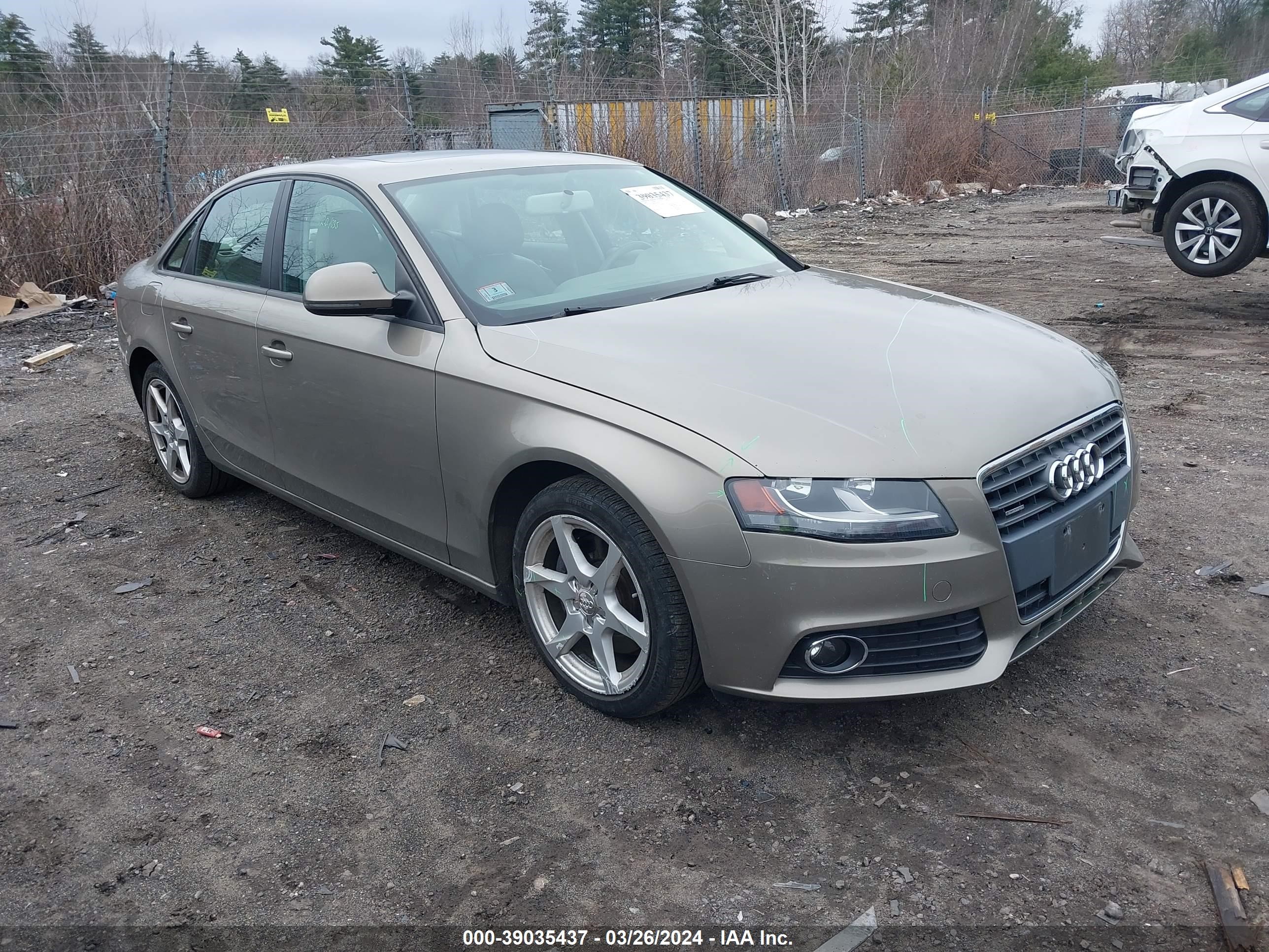 AUDI A4 2009 waulf78k59n034930