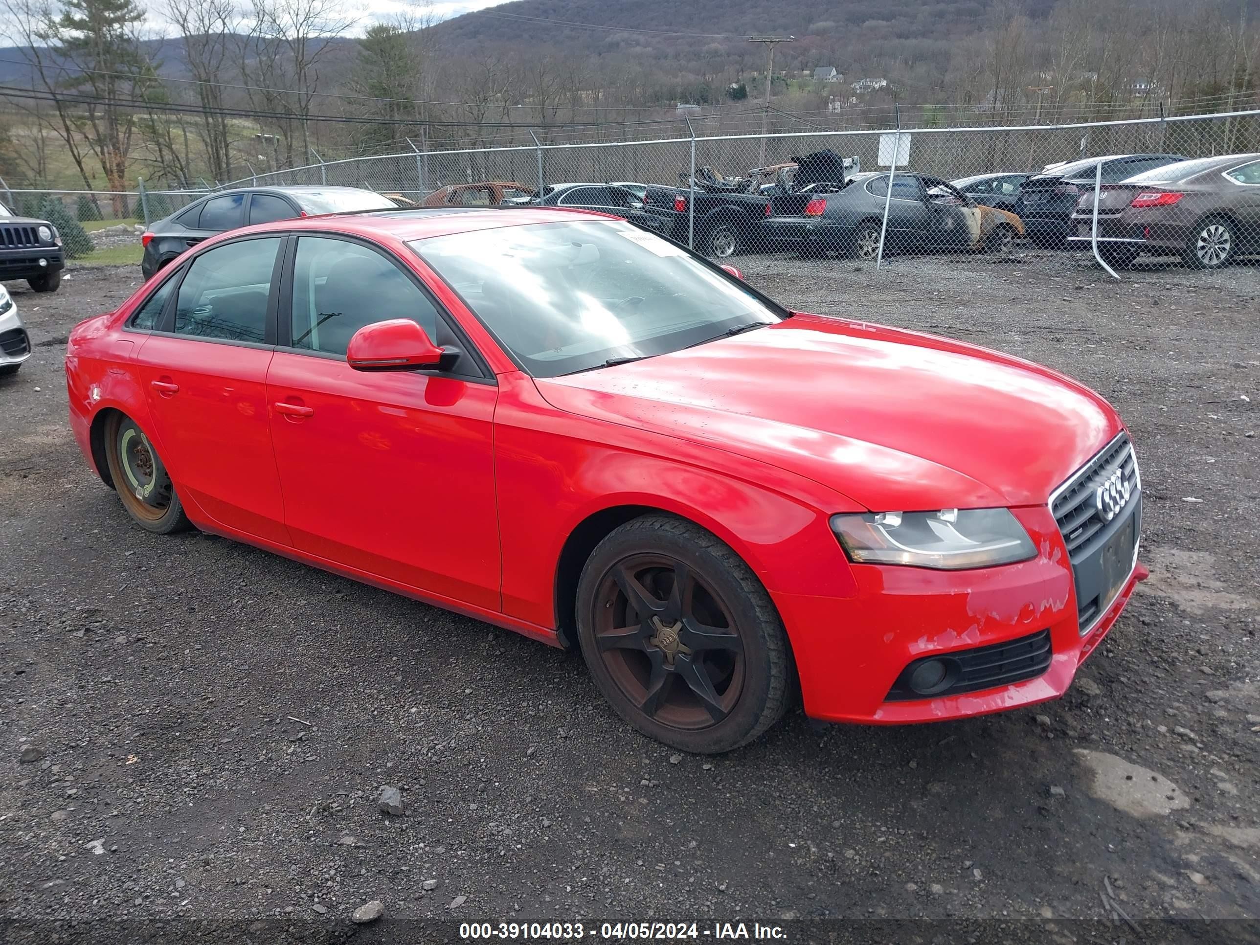 AUDI A4 2009 waulf78k79n032967