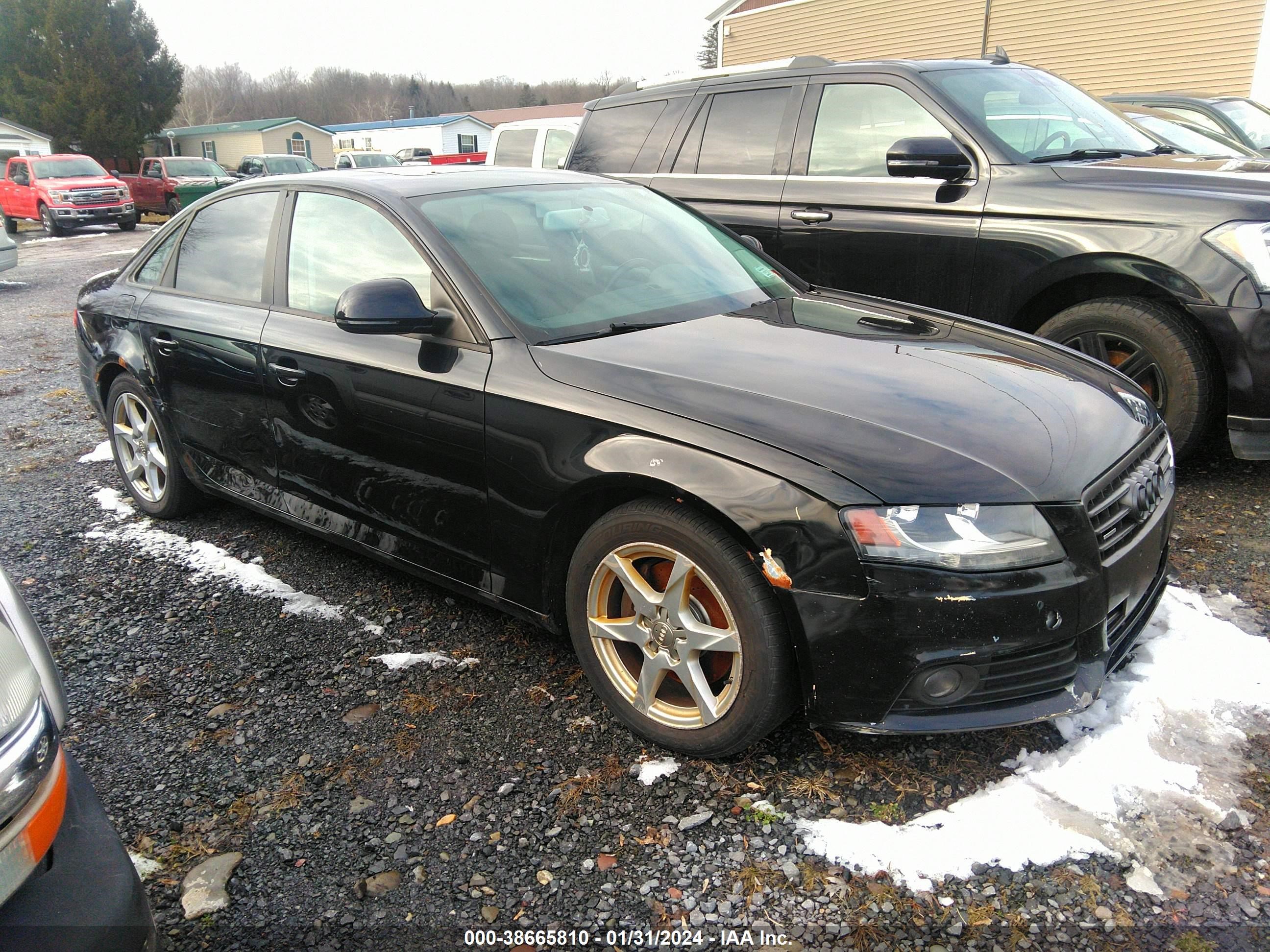 AUDI A4 2009 waulf78kx9n024846