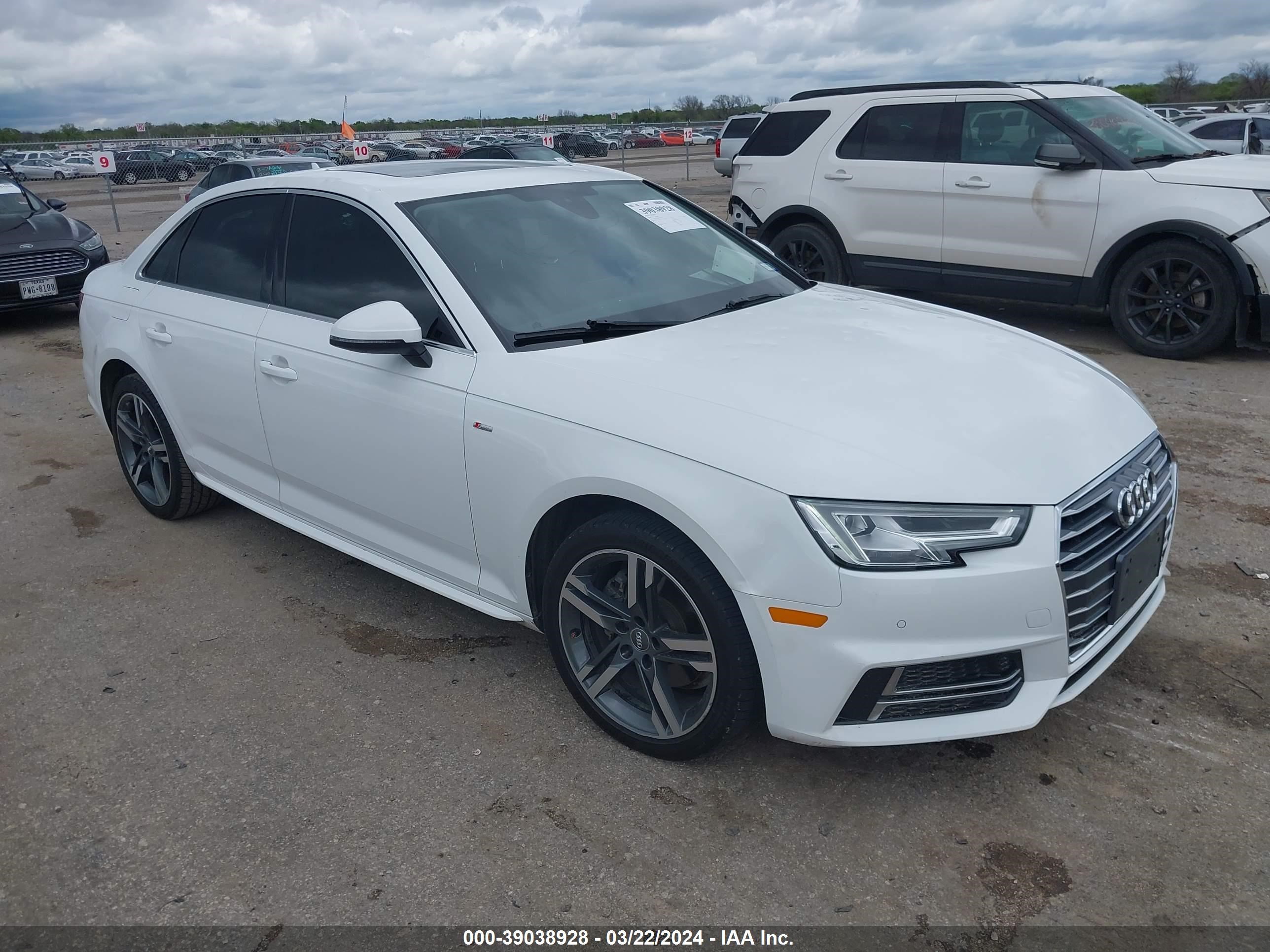 AUDI A4 2018 waulmaf40ja120780