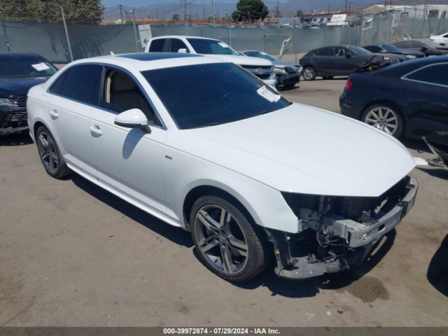 AUDI A4 2017 waulnaf40hn021599