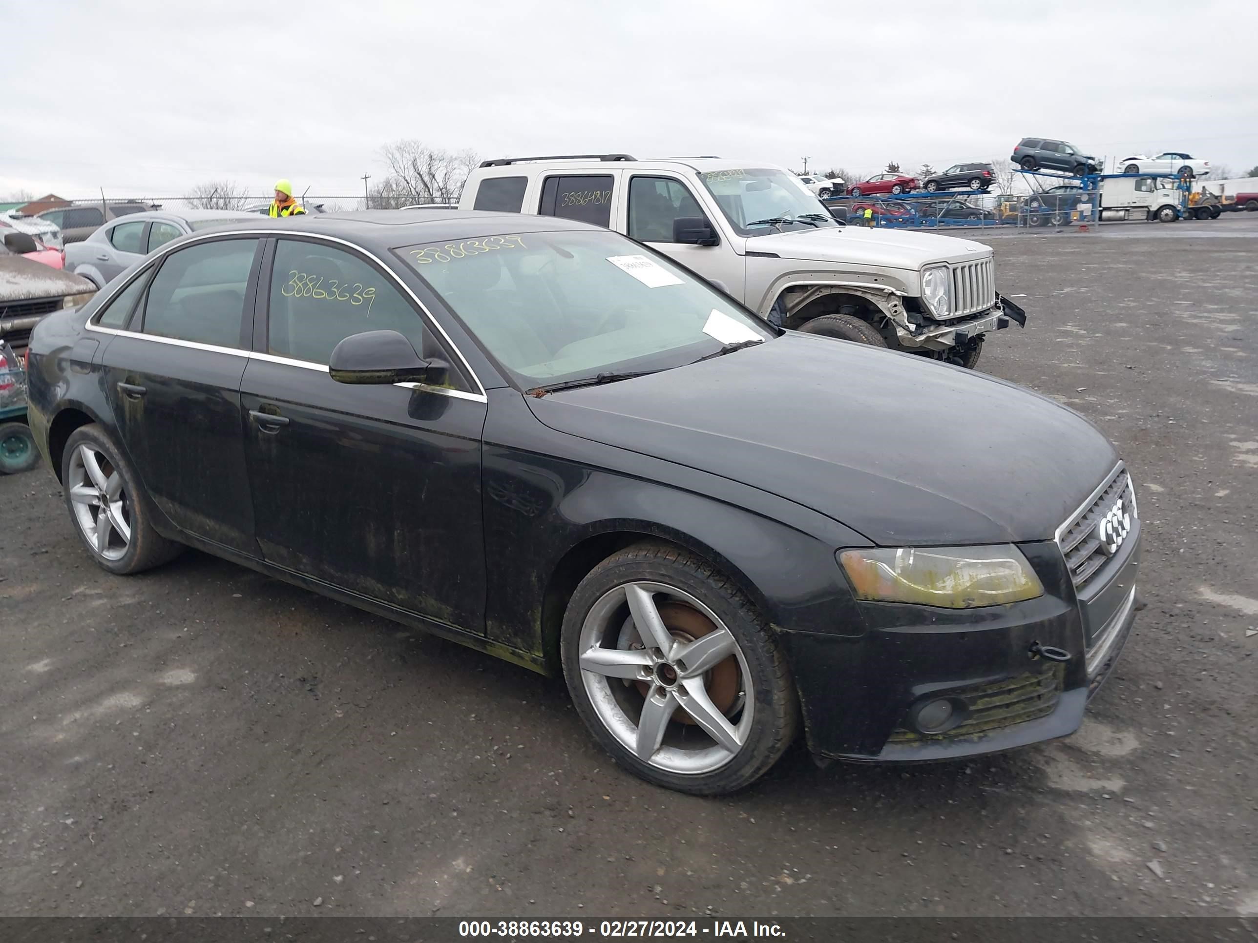 AUDI A4 2009 waumf78k19a120778