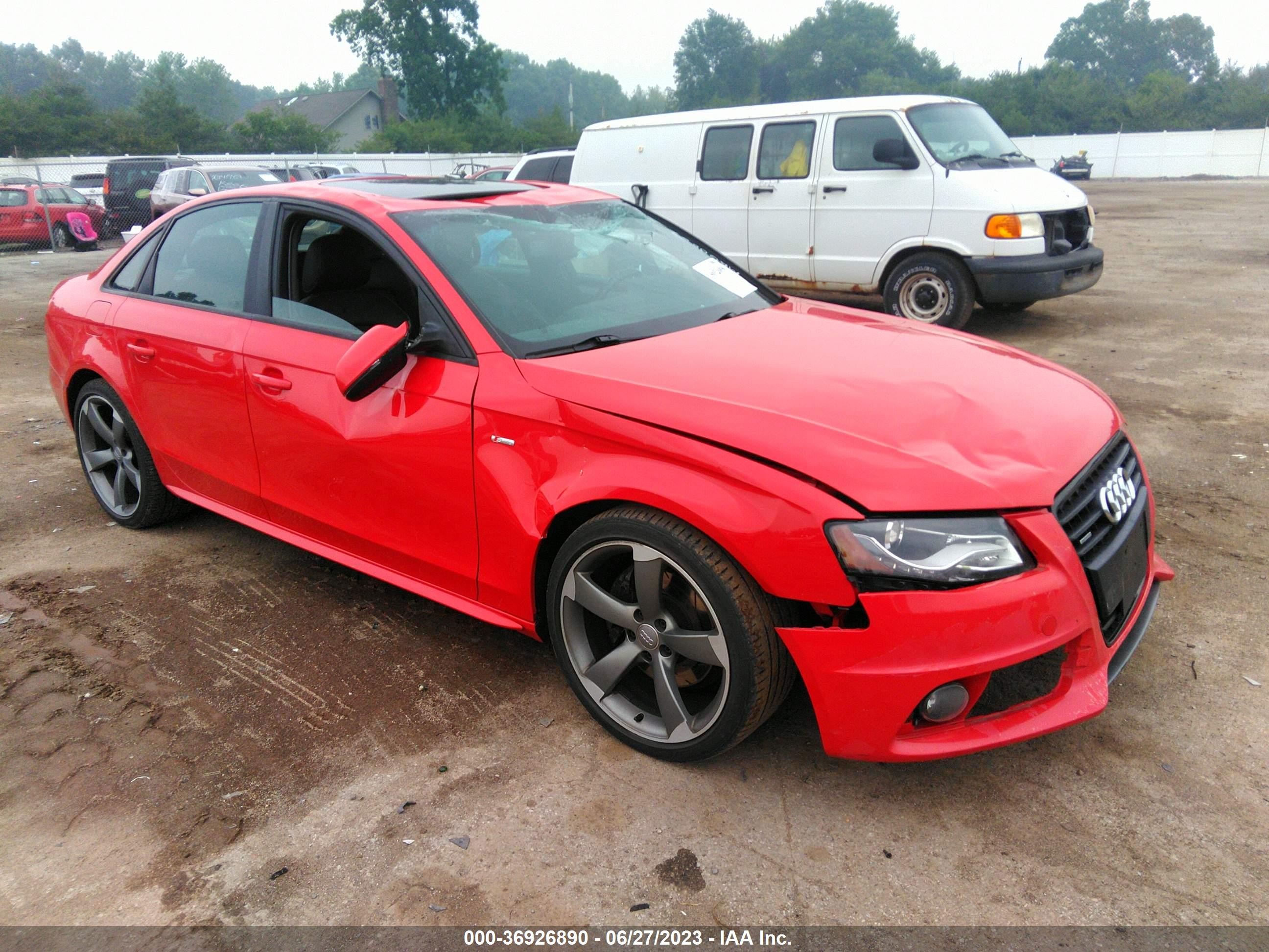 AUDI A4 2012 waumfafl3ca111855