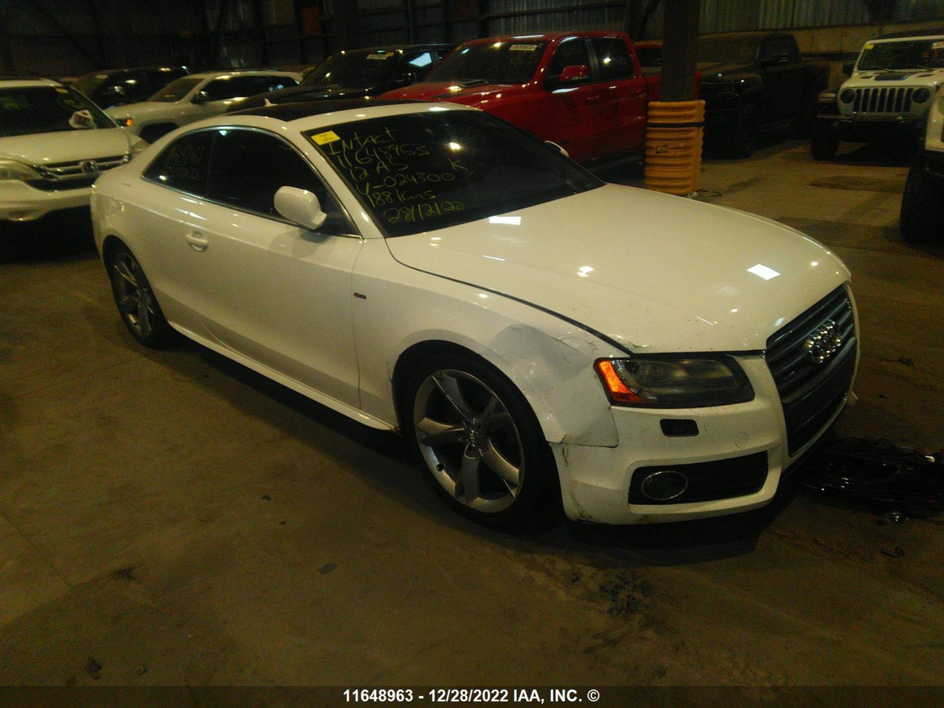 AUDI A5 2012 waumfbfr2ca024300