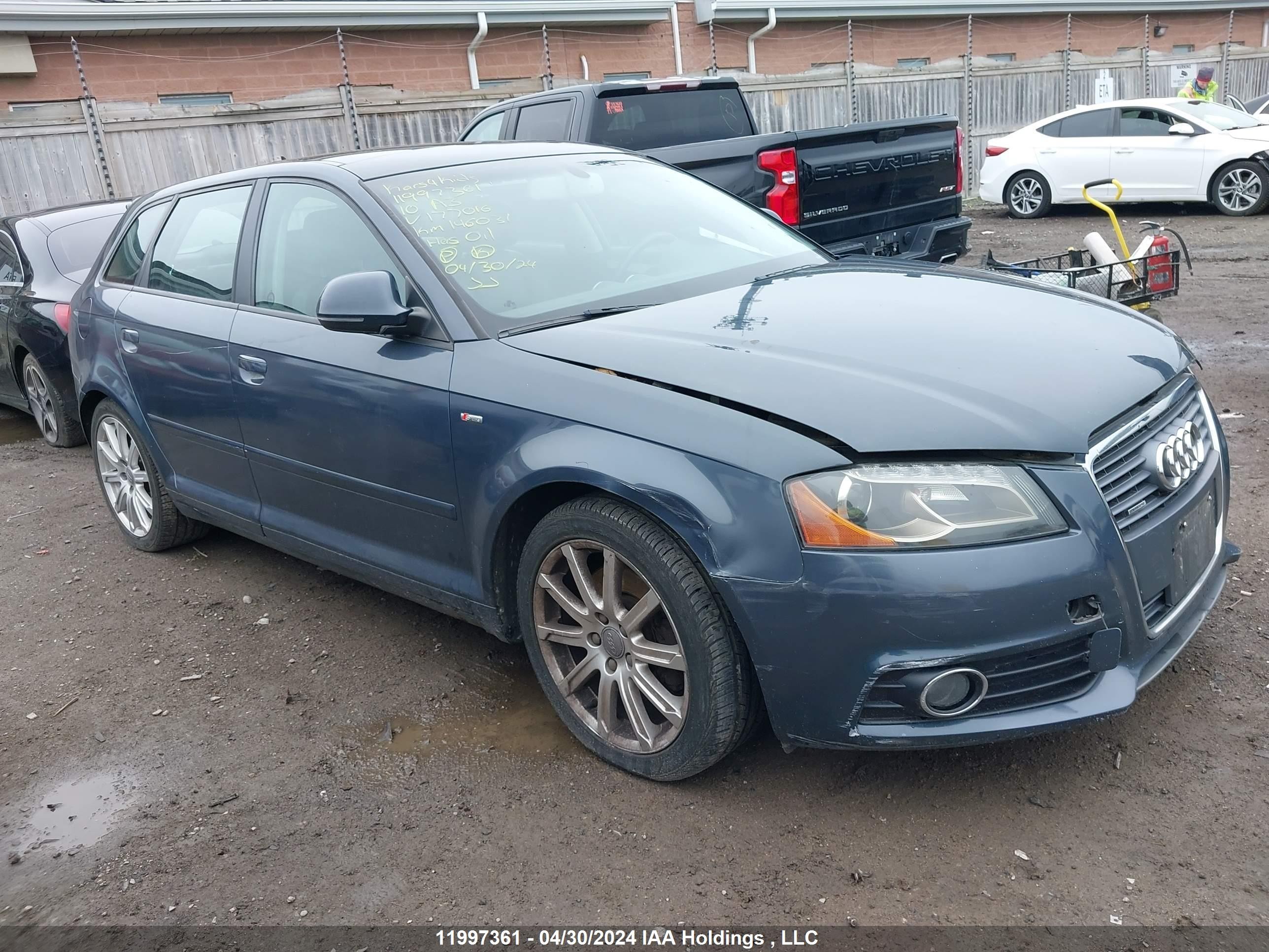 AUDI A3 2010 waumfcfm3aa177016