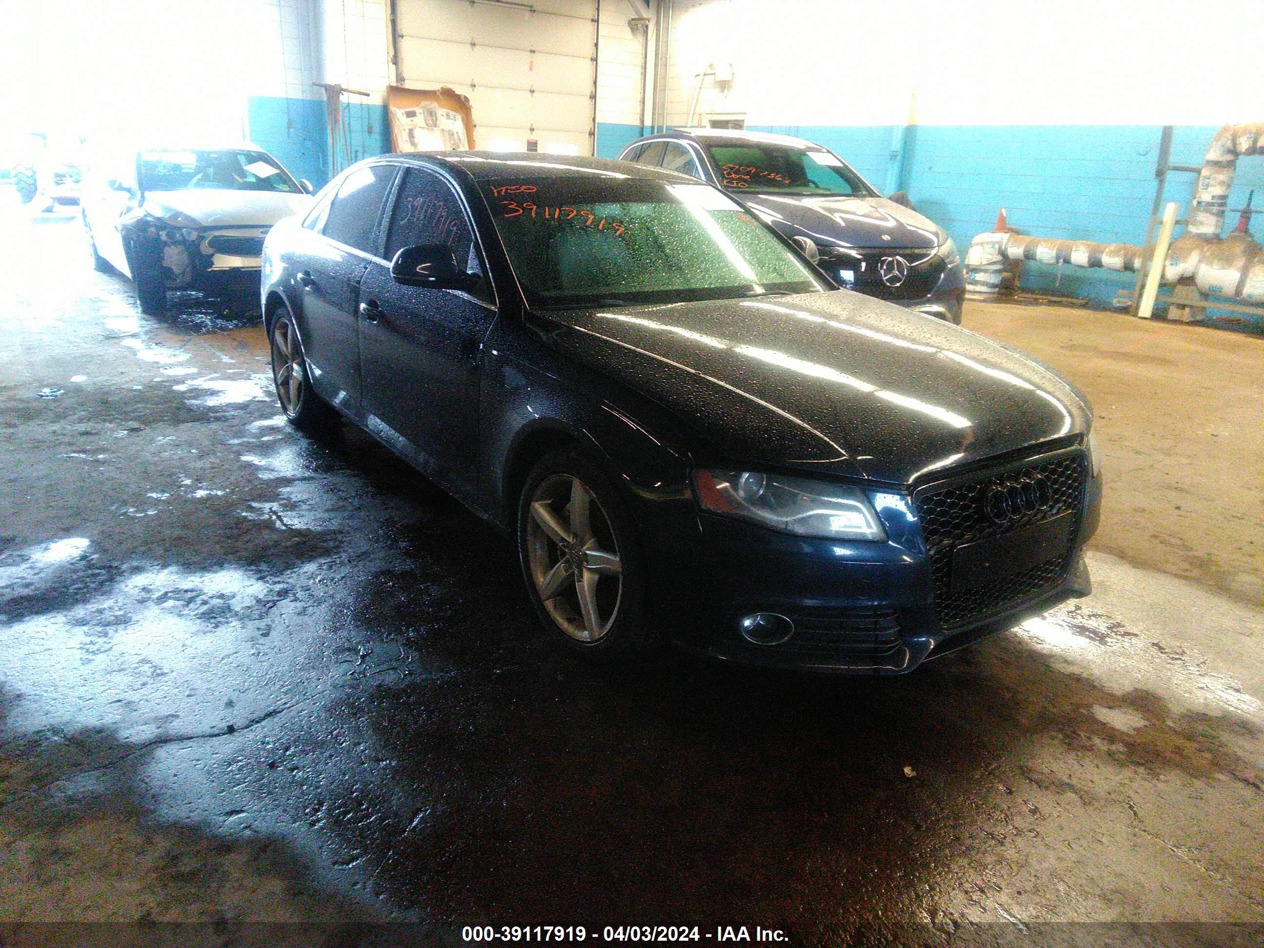 AUDI A4 2009 waumk78k19a114975