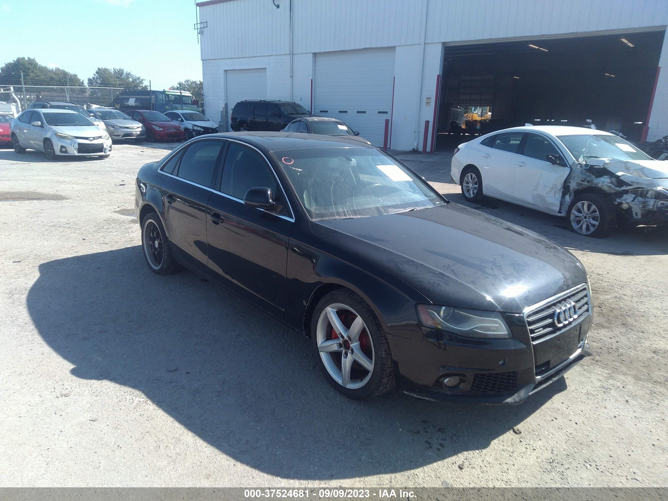 AUDI A4 2009 waumk78kx9n048533