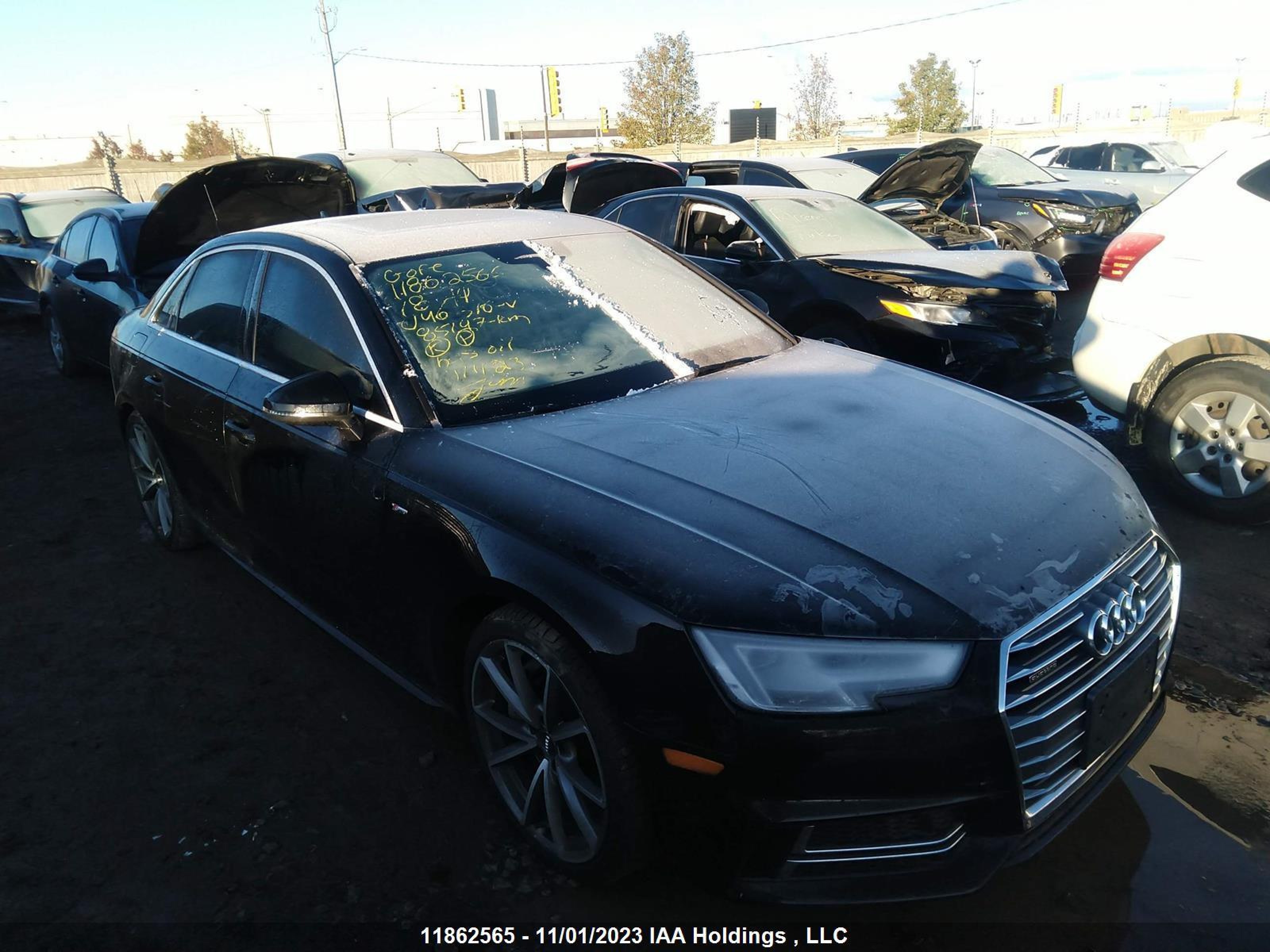 AUDI A4 2018 waupnaf41ja046316