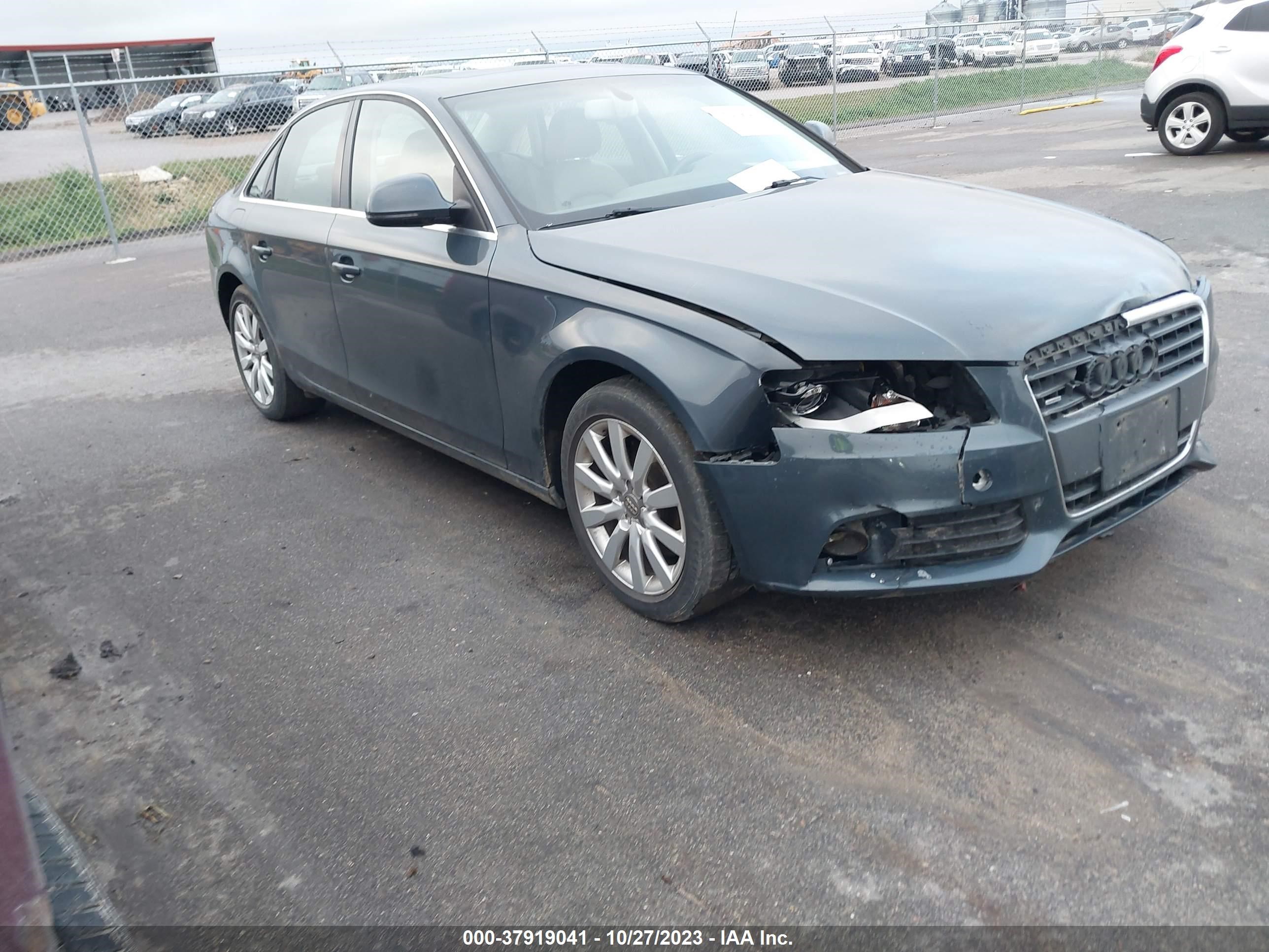 AUDI A4 2009 wausf78k19n071761