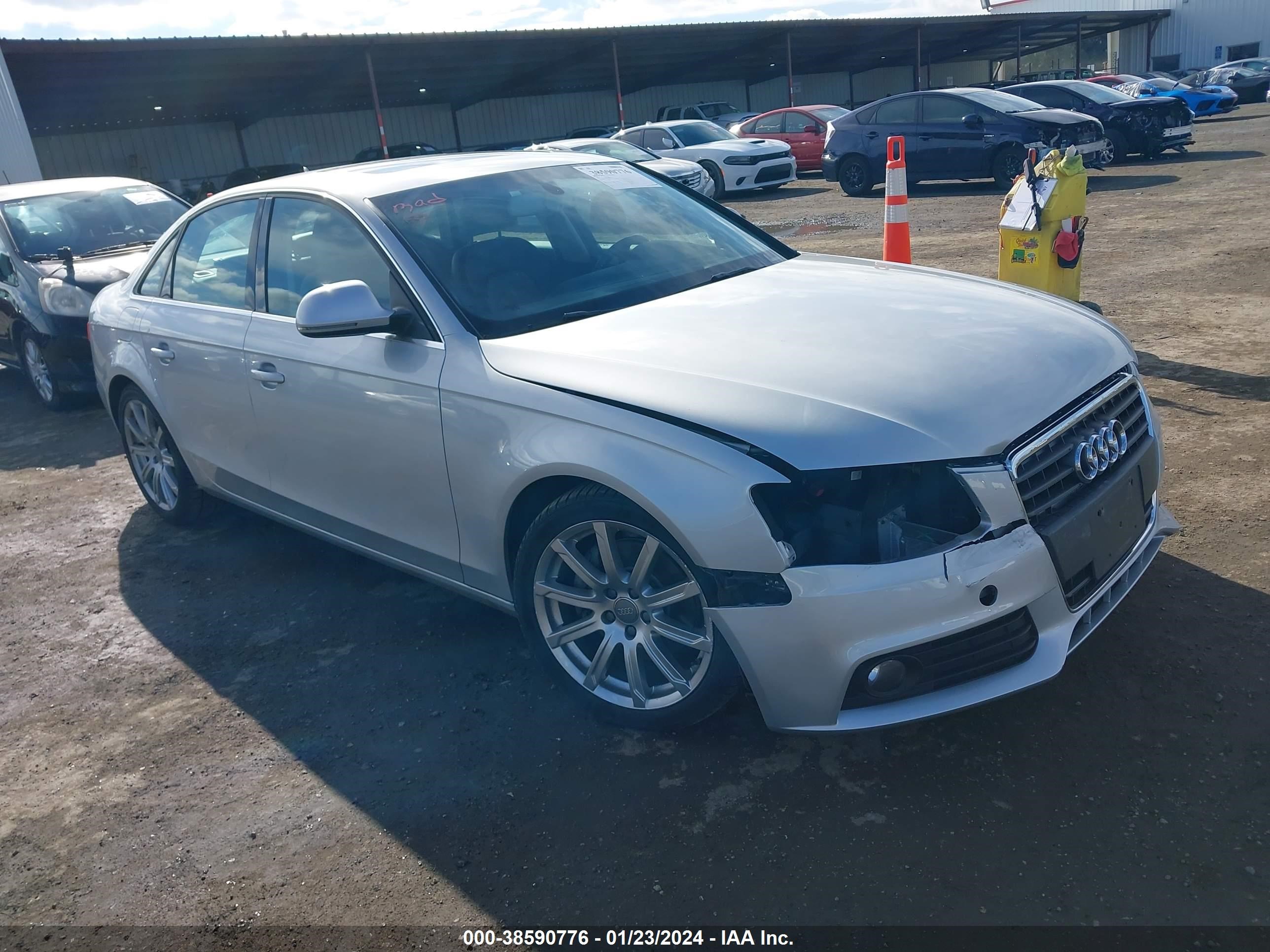 AUDI A4 2009 wausf78k29n035870