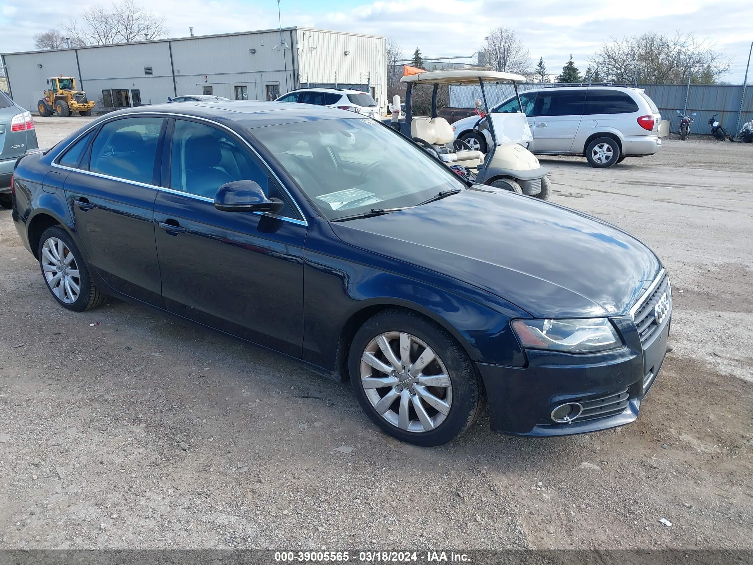 AUDI A4 2009 wausf78k29n039675