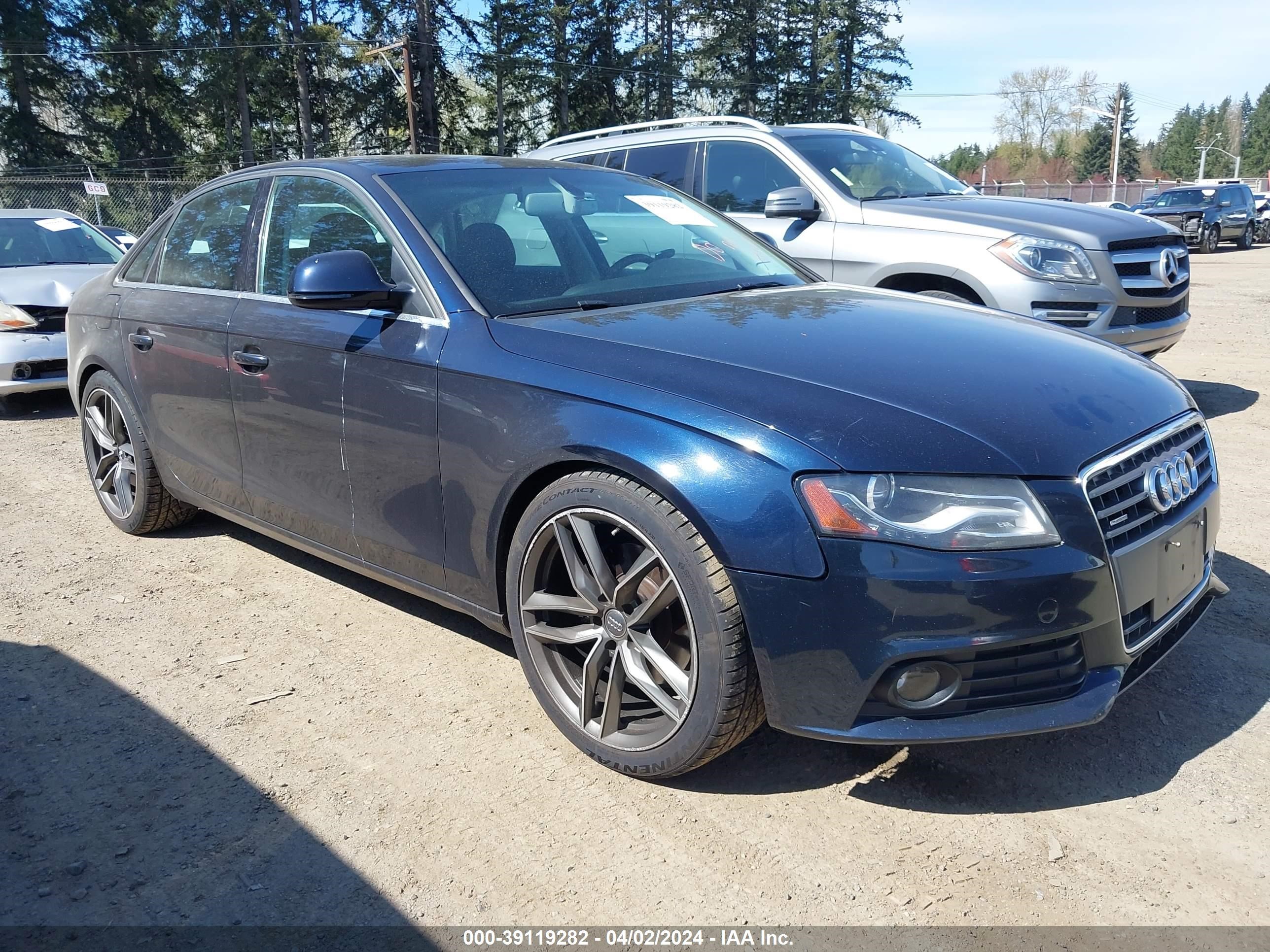 AUDI A4 2009 wausf78k39n027874