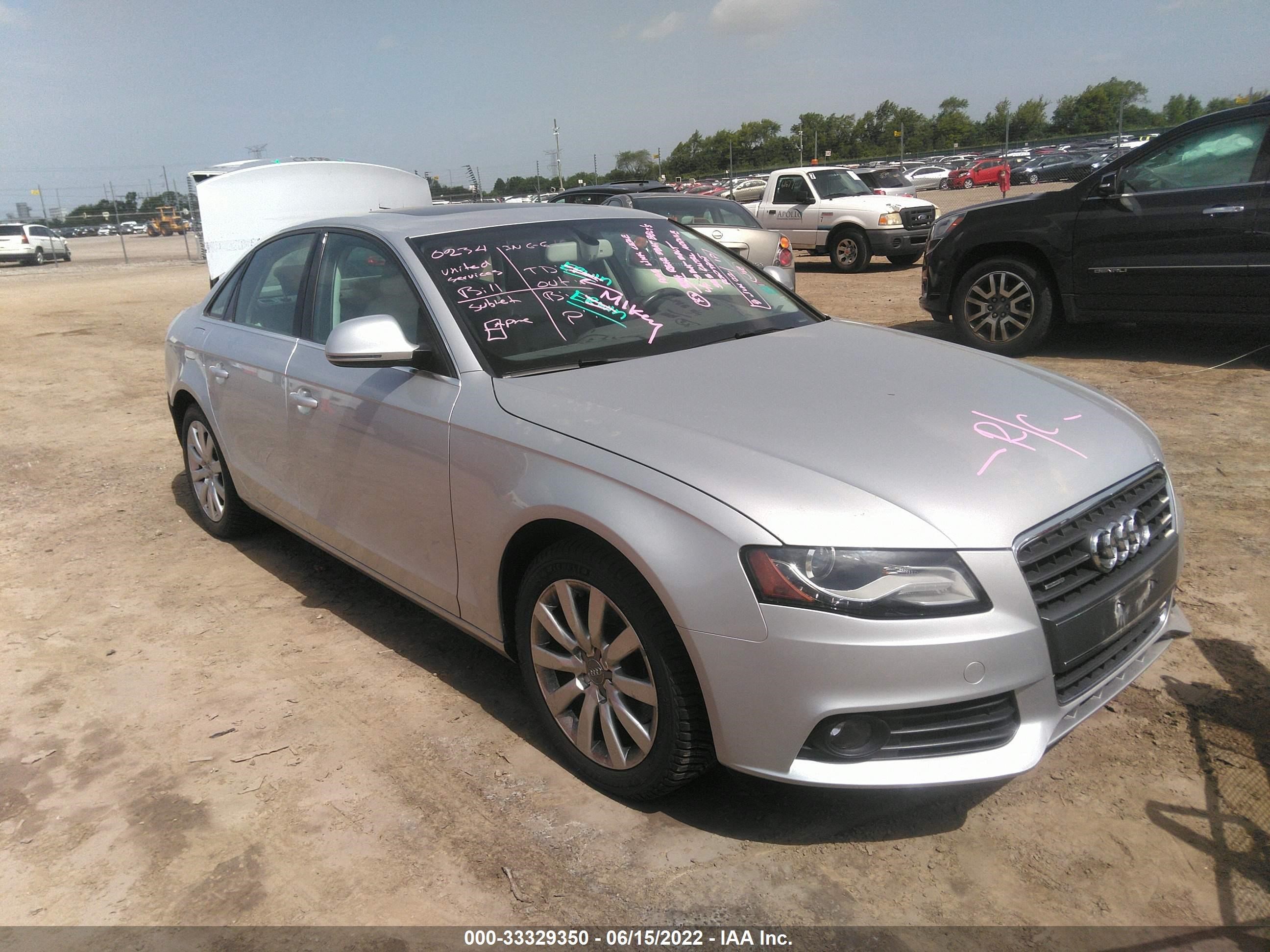 AUDI A4 2009 wausf78k39n065086