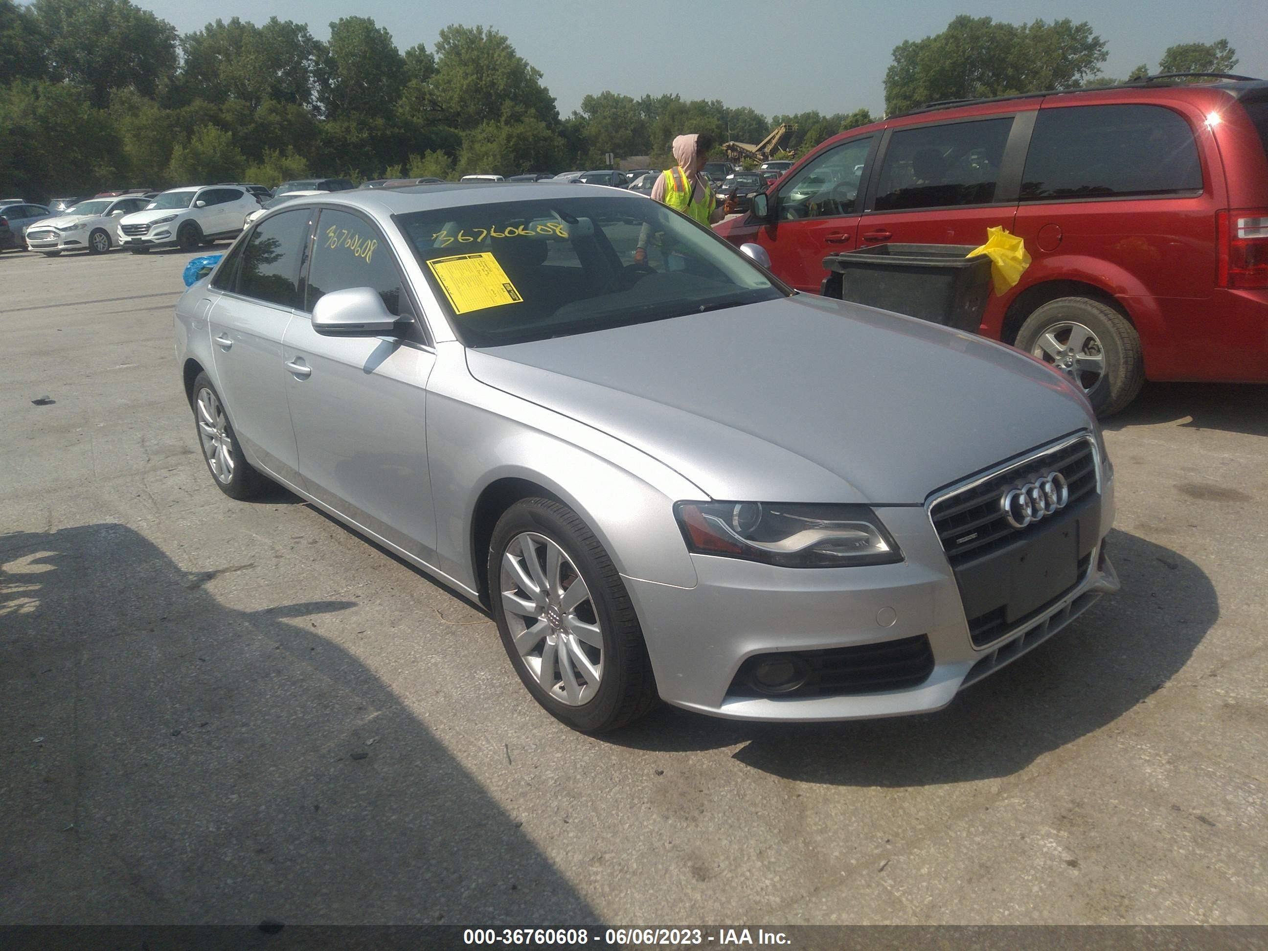 AUDI A4 2009 wausf78k69n012656