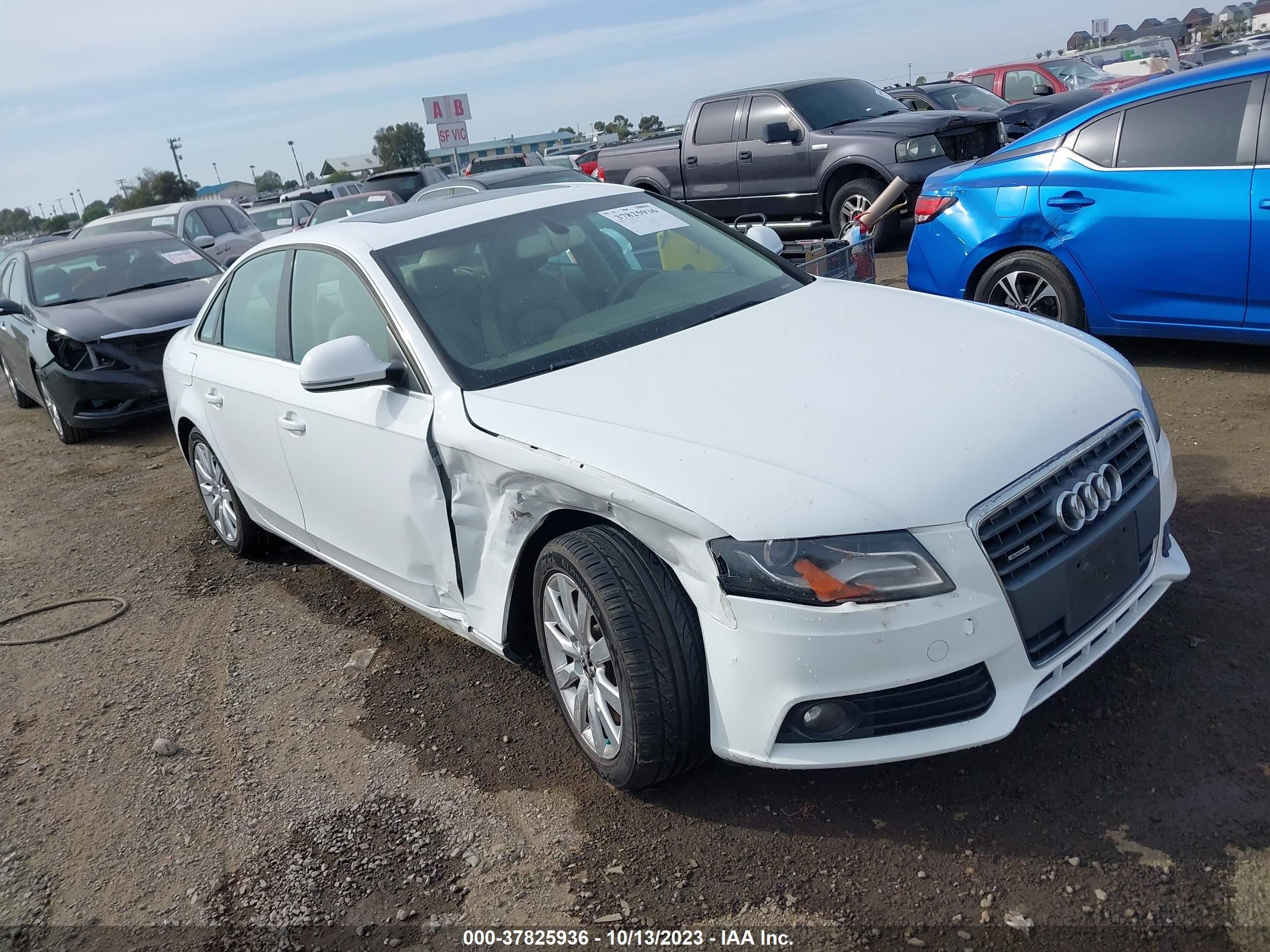 AUDI A4 2009 wausf78k89n024856