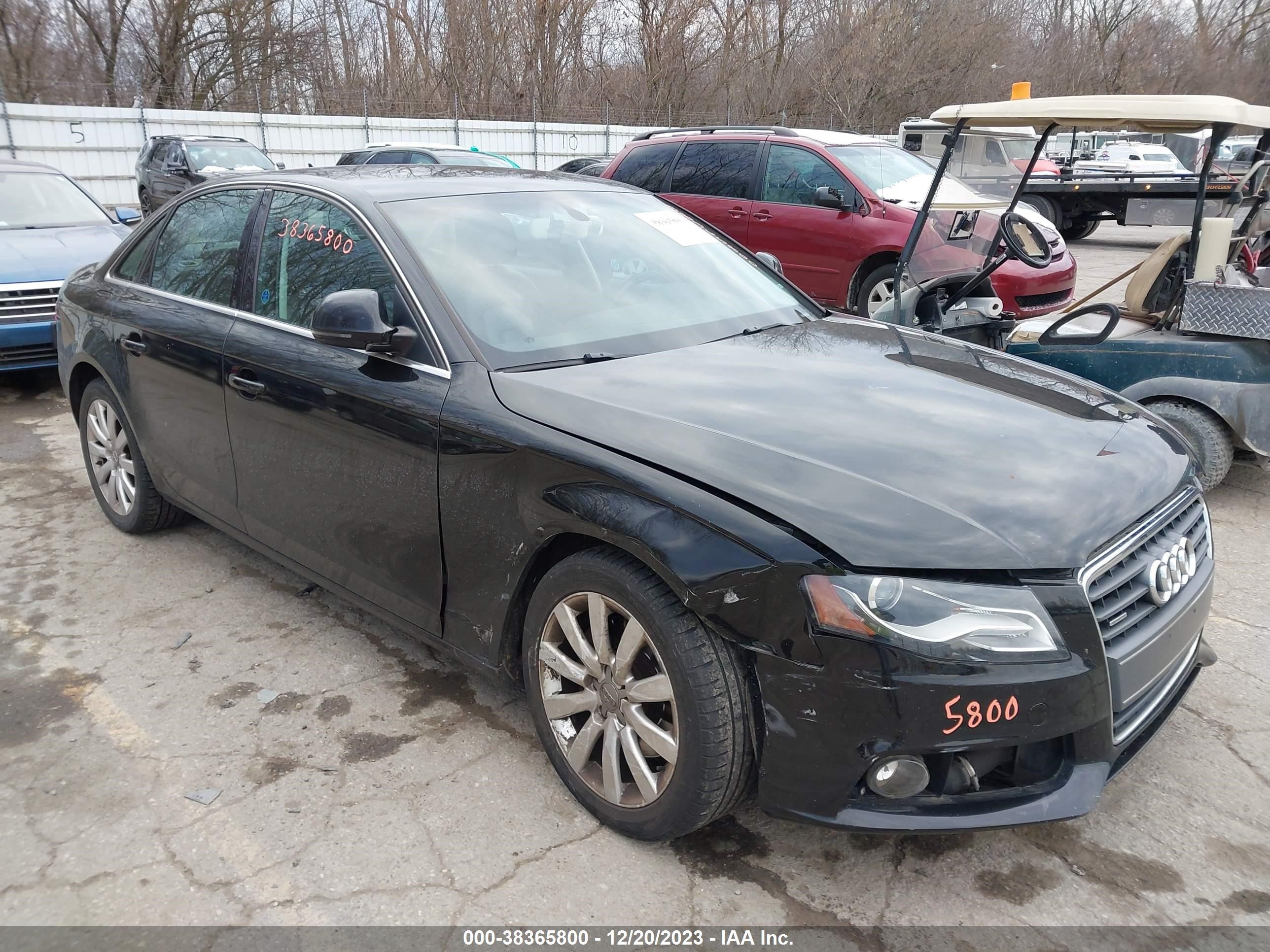 AUDI A4 2009 wausf78k99n054495