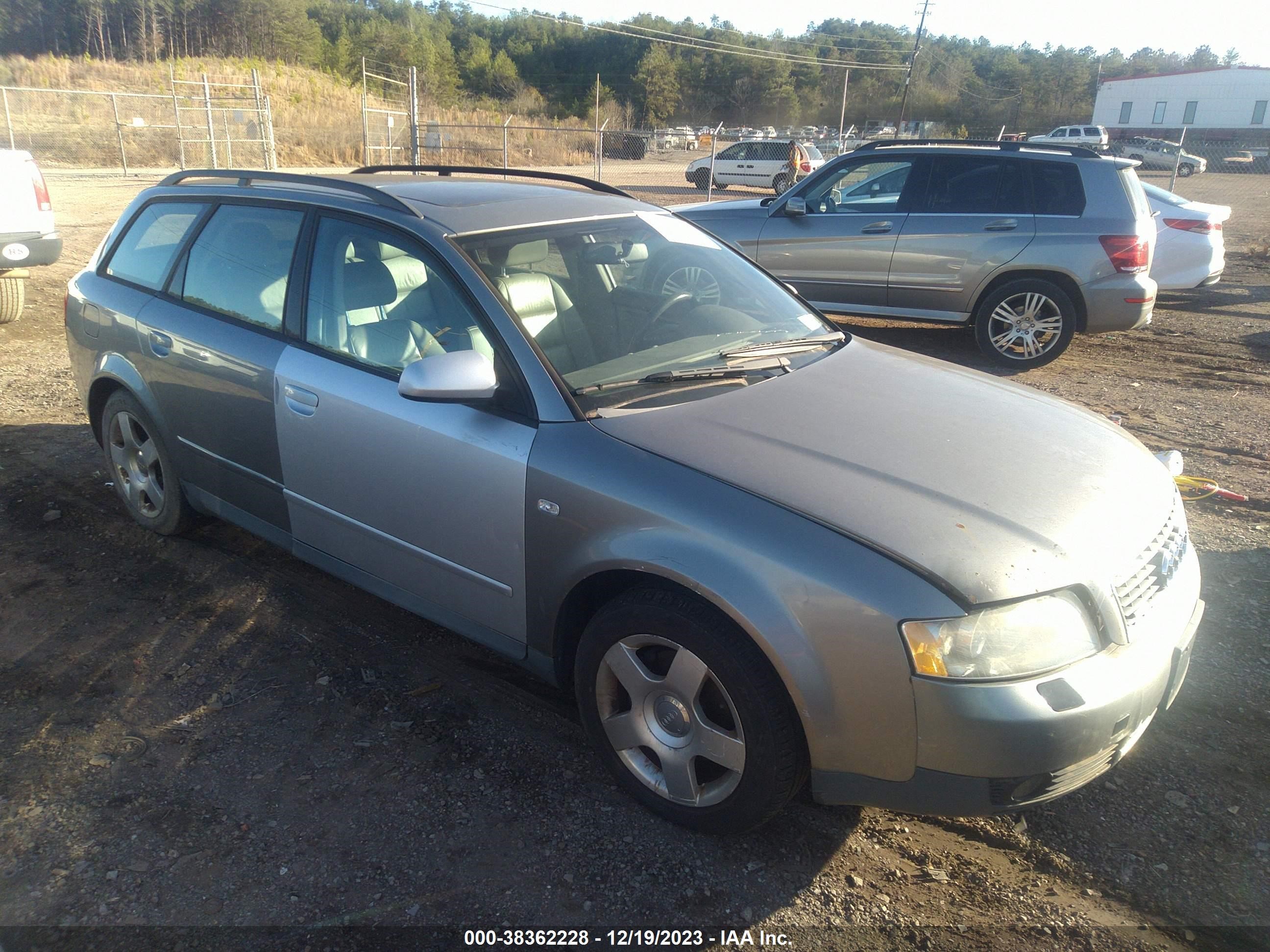 AUDI A4 2003 wauvc68e13a112060