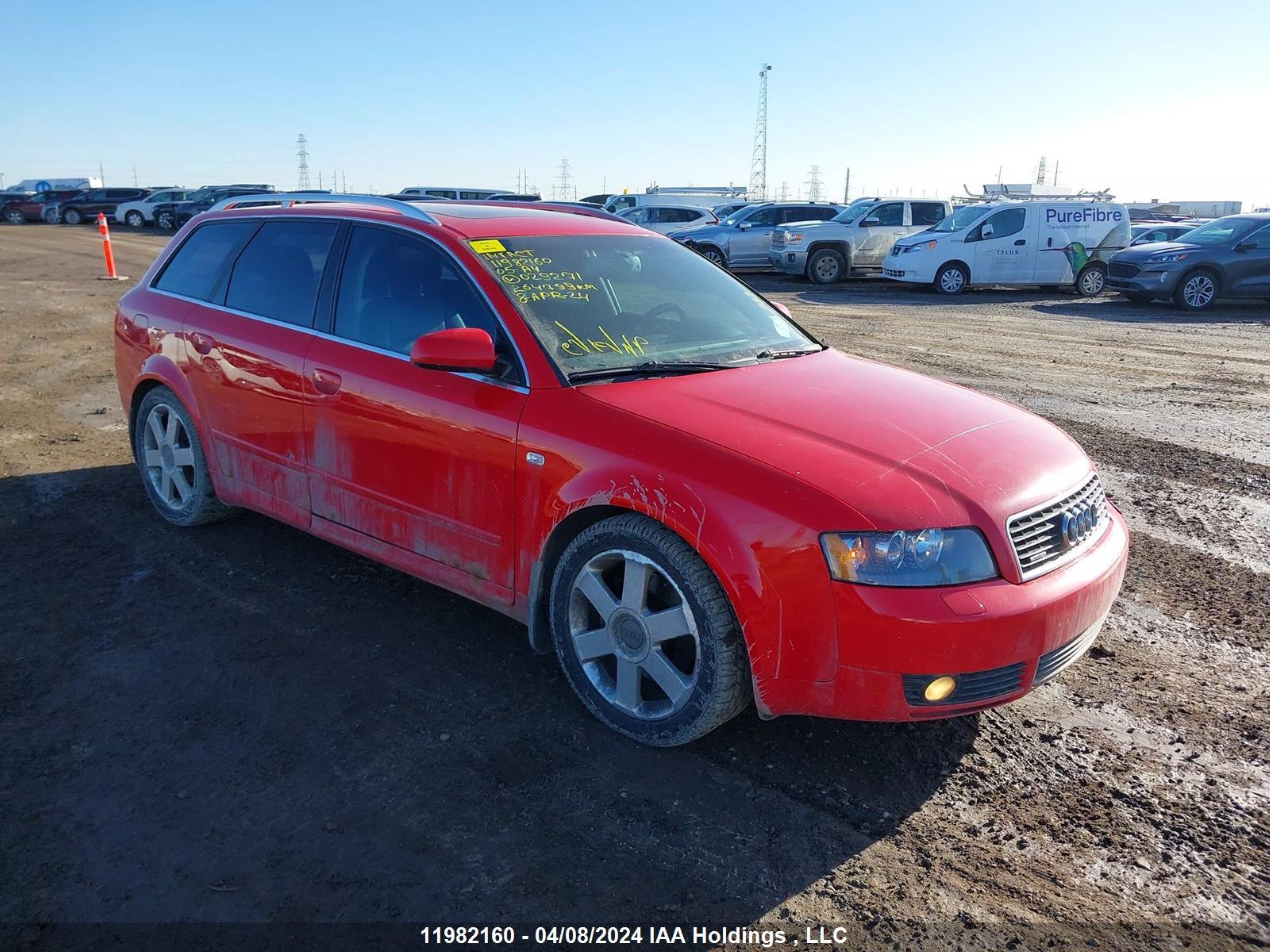 AUDI A4 2005 wauvt68e05a029271