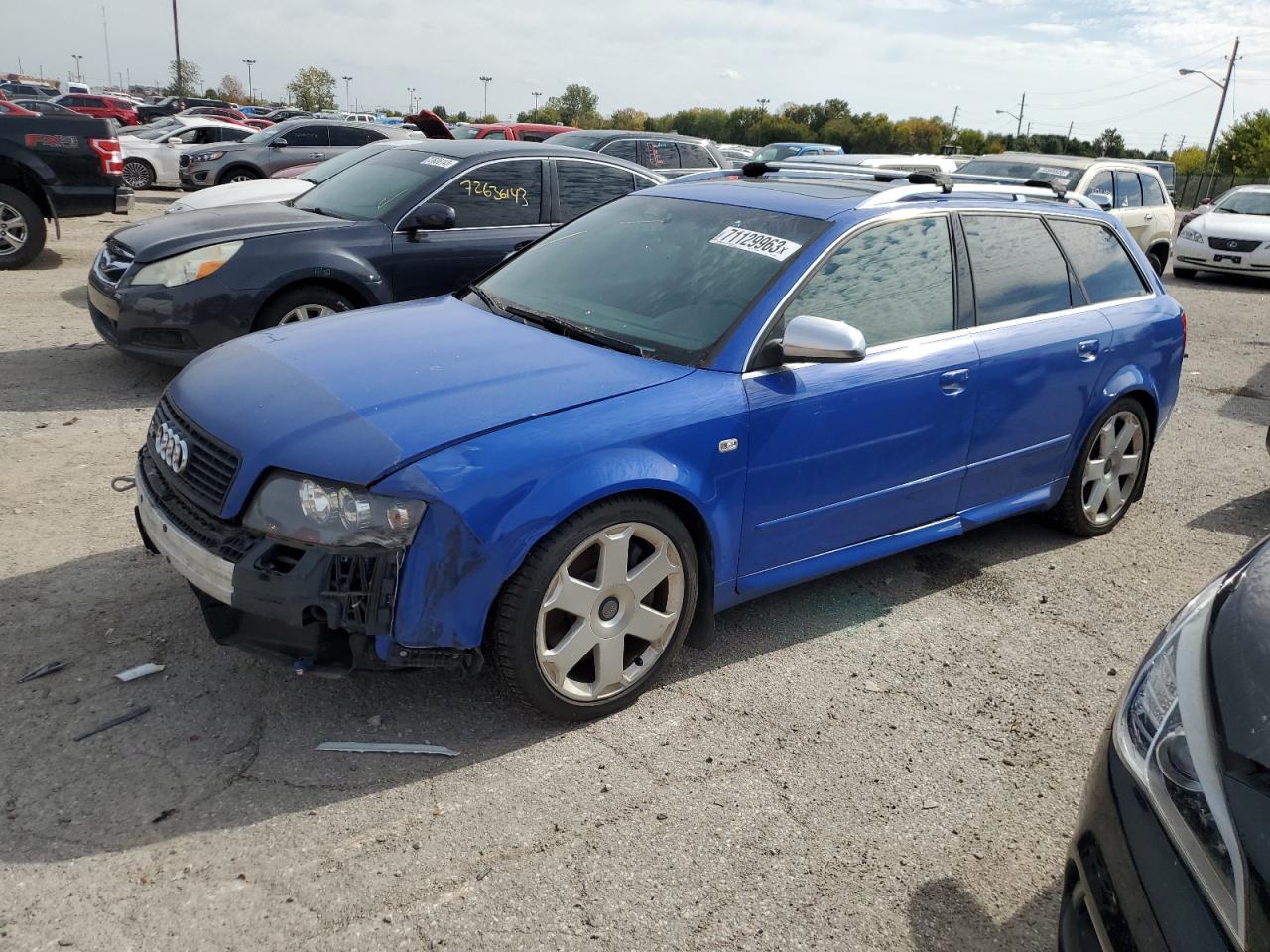 AUDI RS4 2004 wauxl68e24a235344