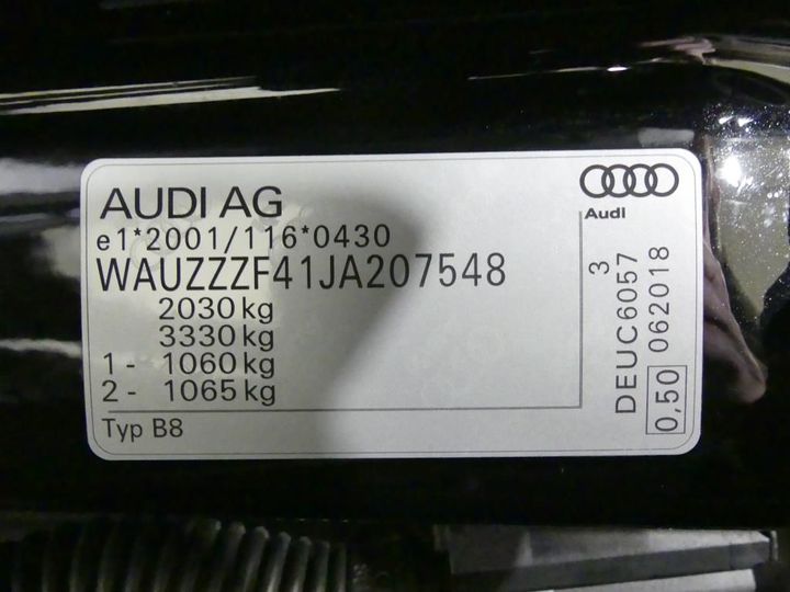 AUDI A4 2018 wauzzzf41ja207548