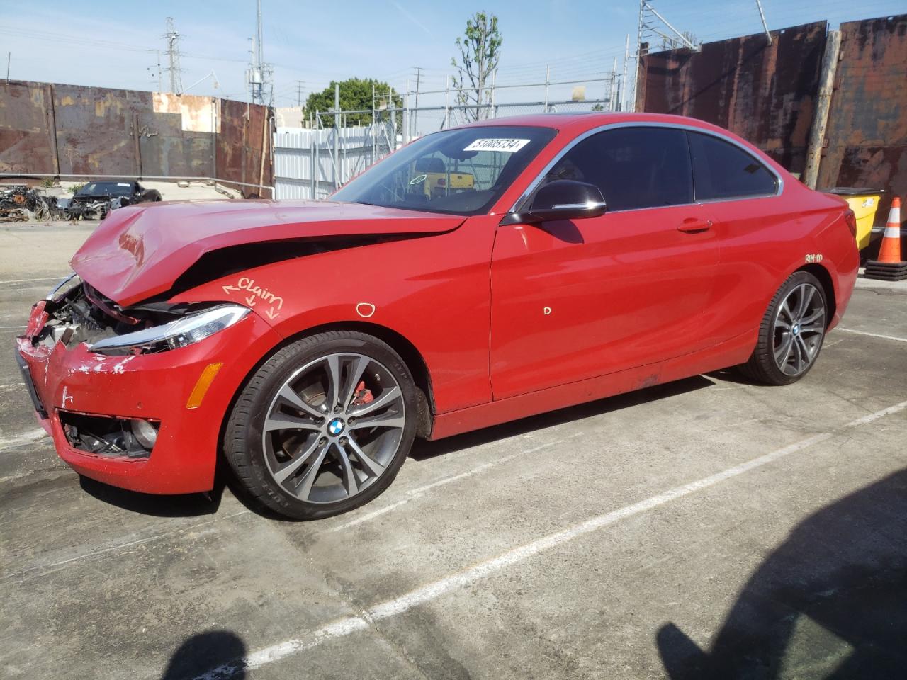 BMW 2ER 2015 wba1f9c57fv544048