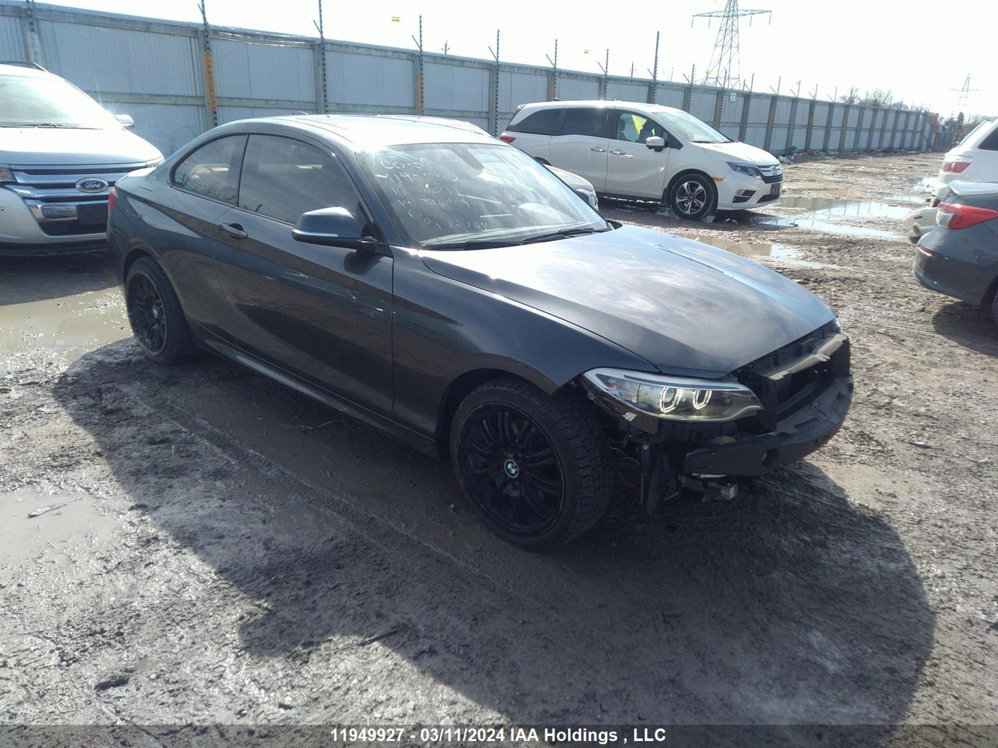 BMW 2ER 2016 wba1g9c54gv726899