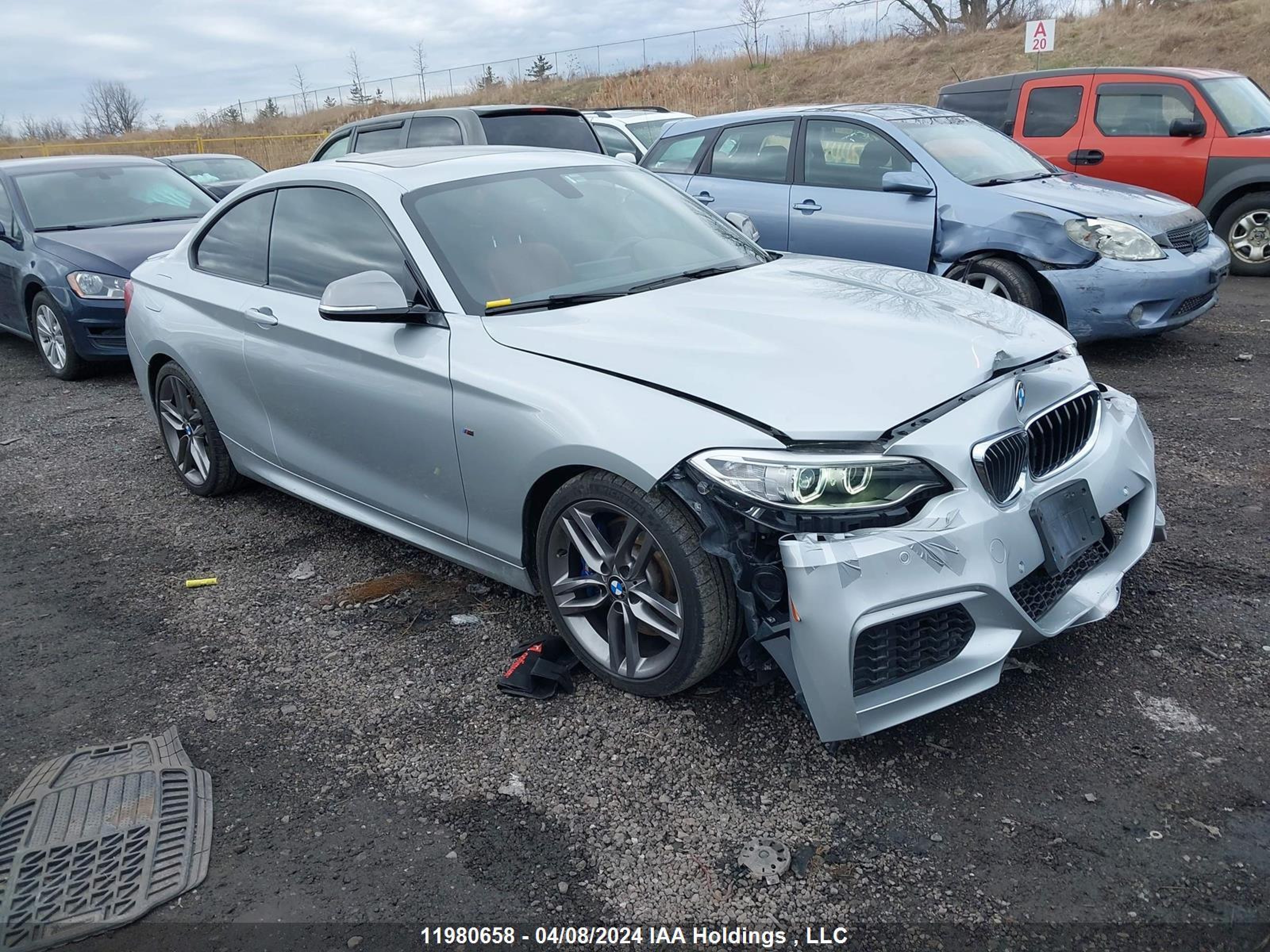 BMW 2ER 2015 wba1j7c54fv358471