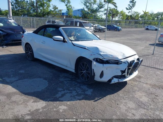 BMW 430I 2022 wba23at00nck07220