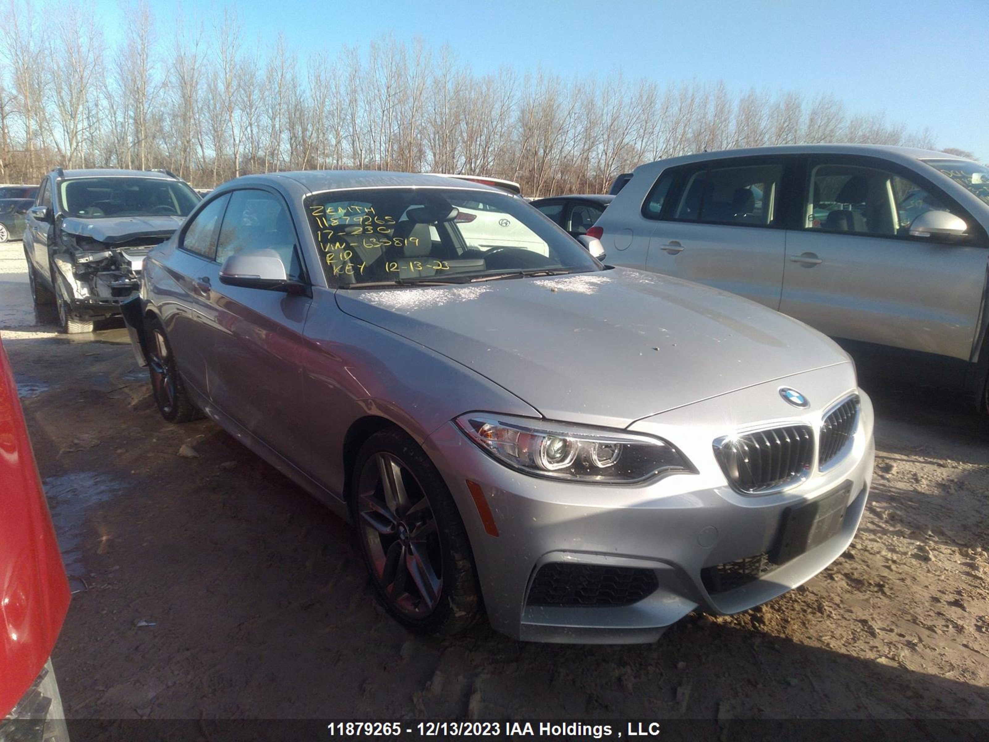 BMW 2ER 2017 wba2f9c38hv635819