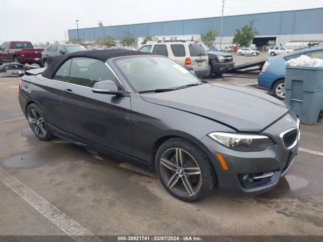 BMW 230I 2017 wba2k9c36h7a26327