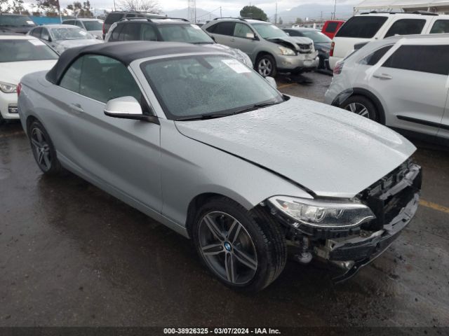 BMW 230I 2017 wba2k9c39hv647652