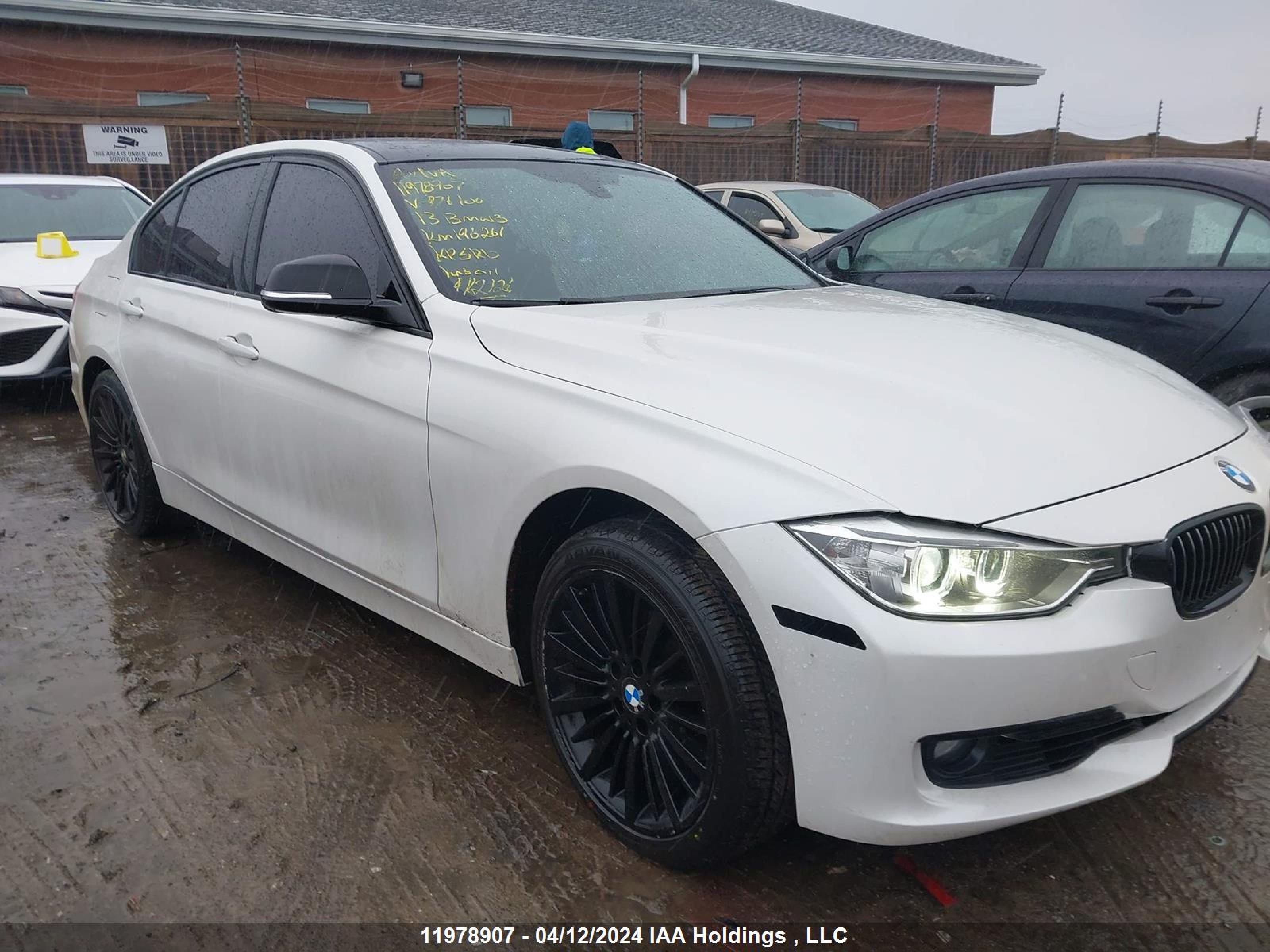 BMW 3ER 2013 wba3b3c59dj976100