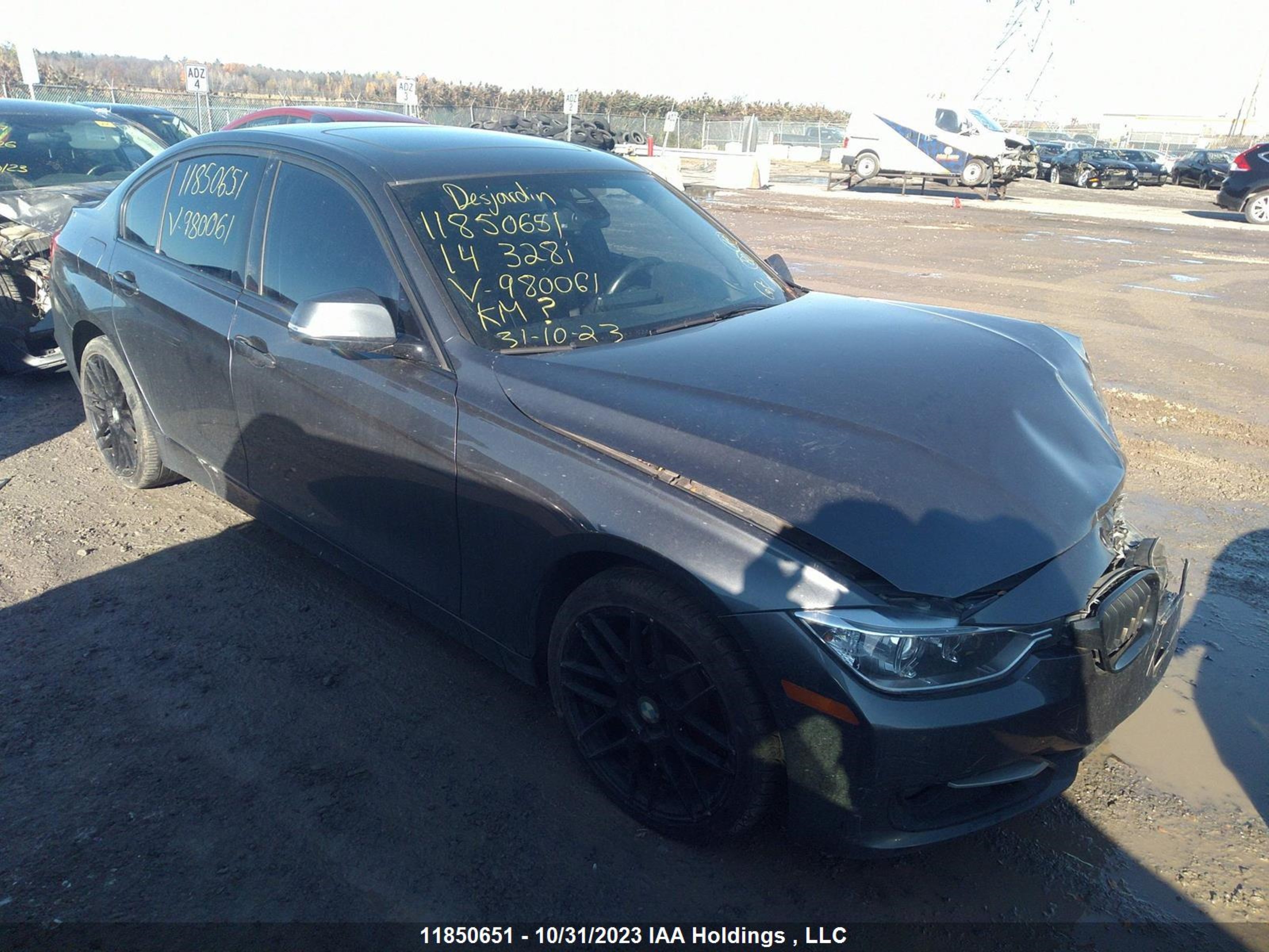 BMW 3ER 2014 wba3b3c5xej980061