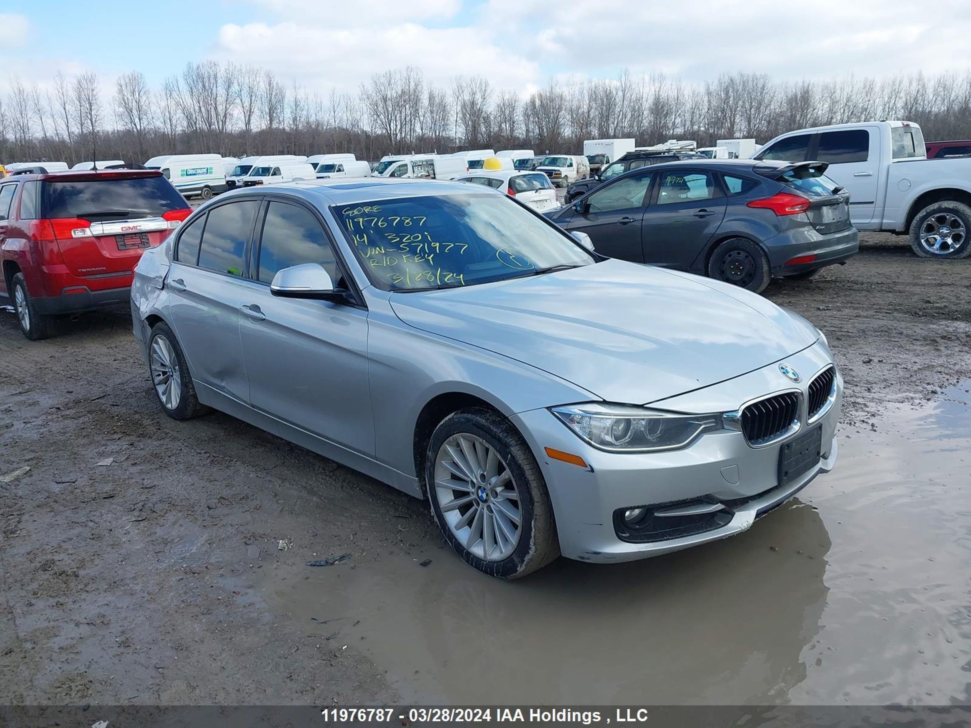 BMW 3ER 2014 wba3c3g50ens71977