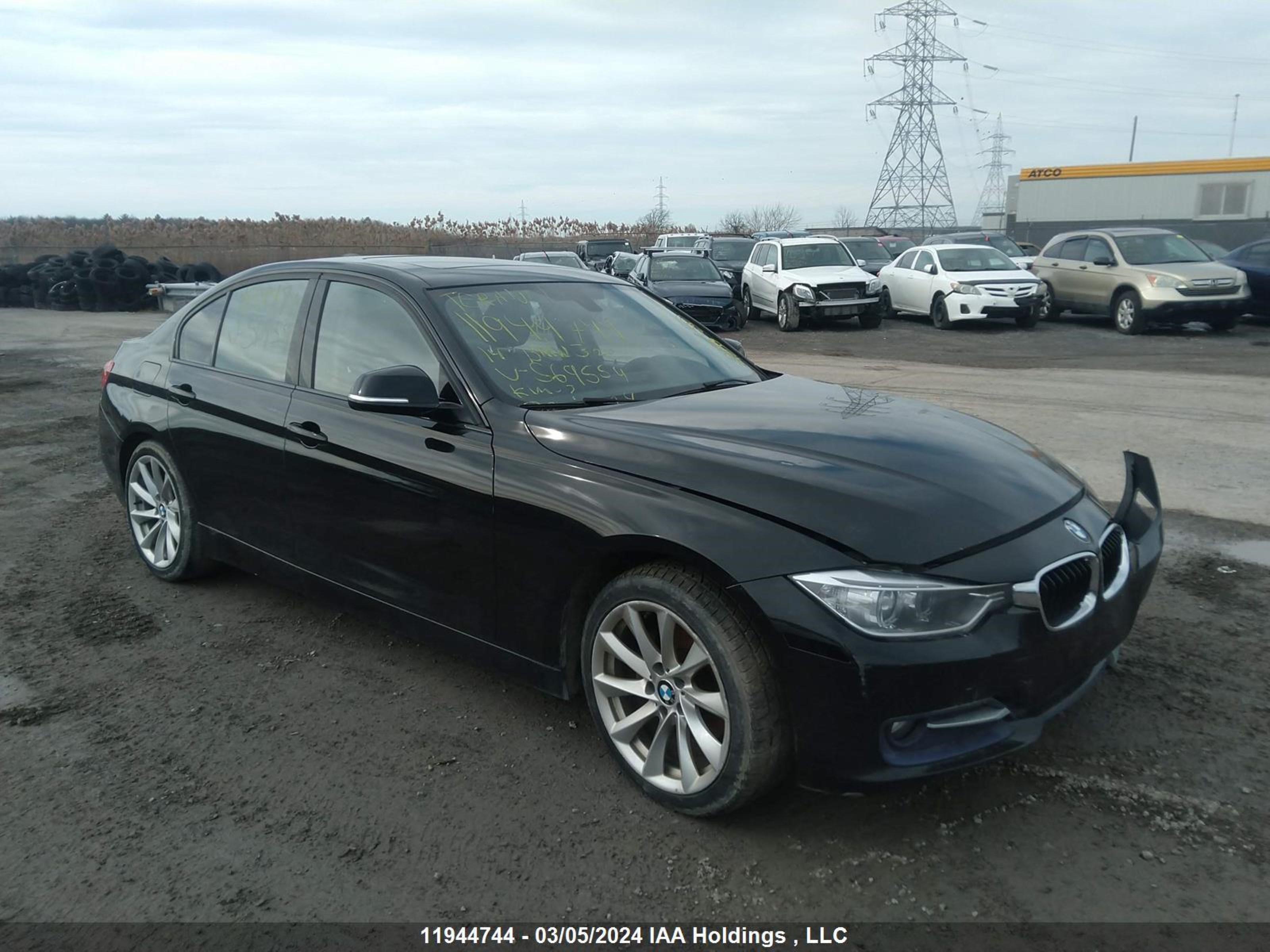 BMW 3ER 2014 wba3c3g55ens69559