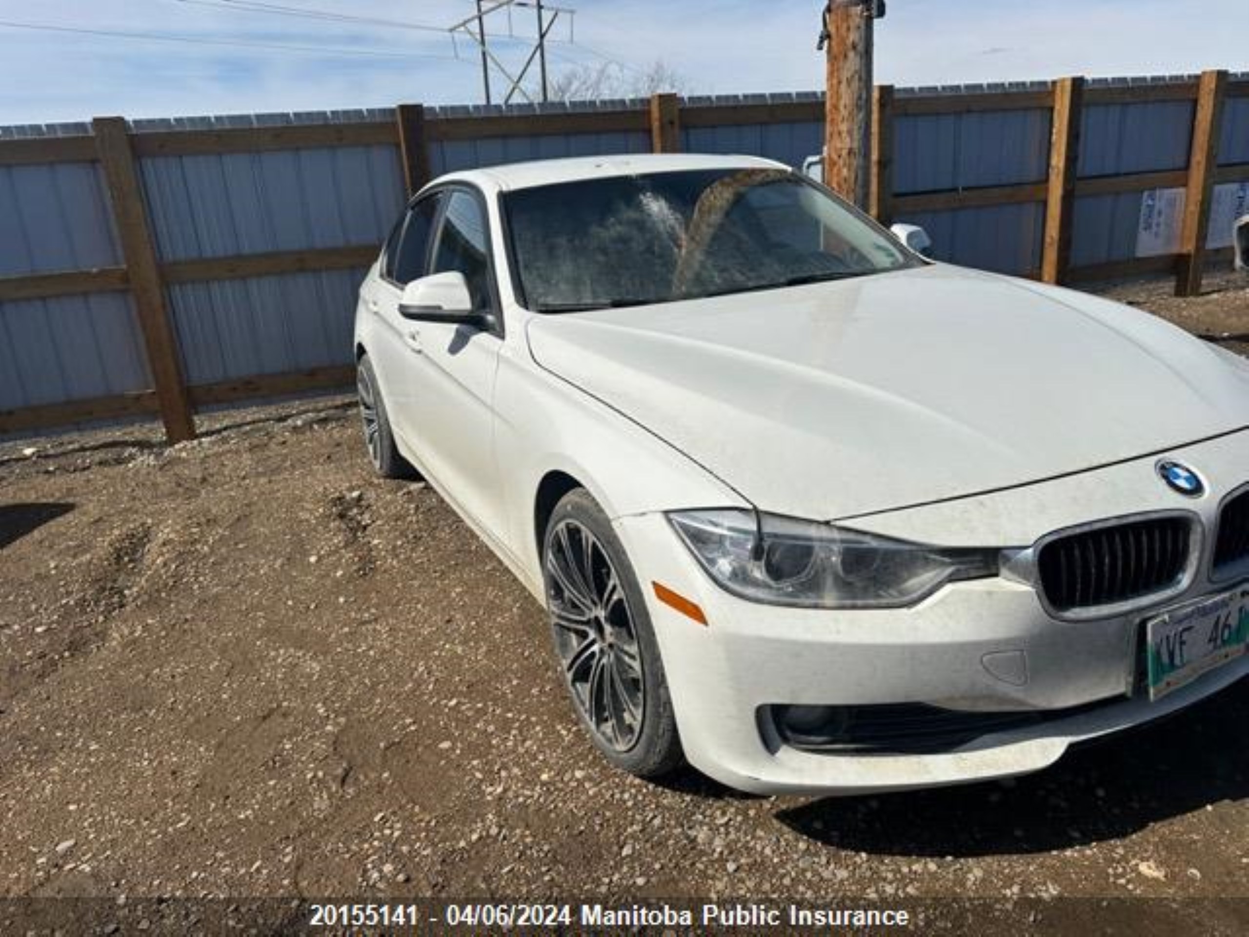 BMW 3ER 2014 wba3c3g57ens68980