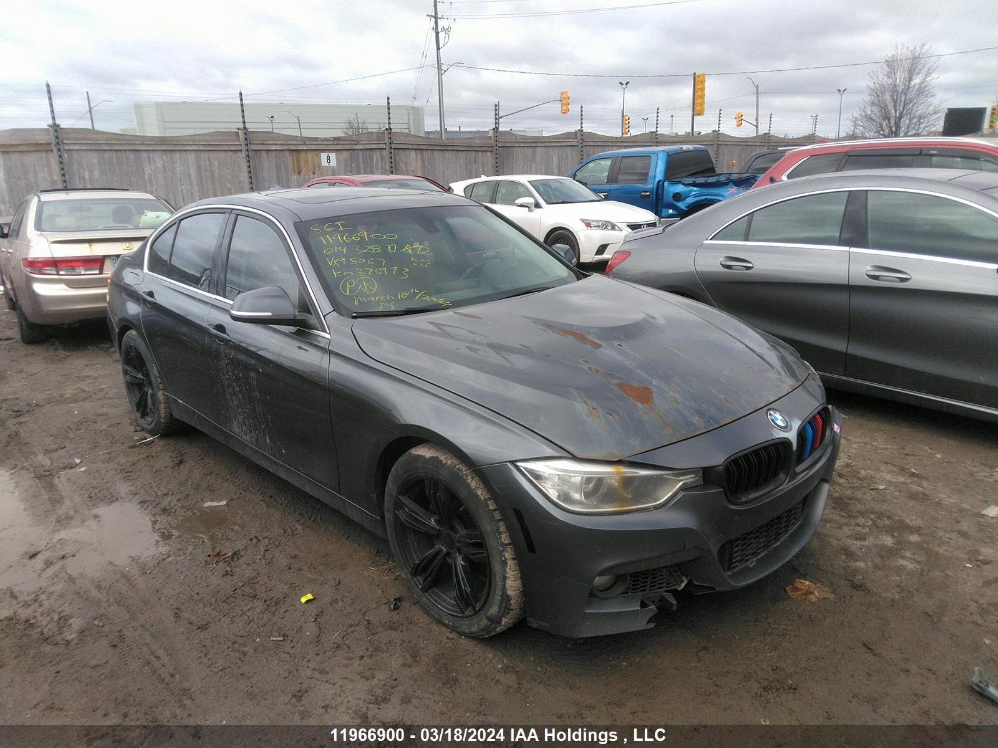 BMW 3ER 2014 wba3d5c56ekx95067