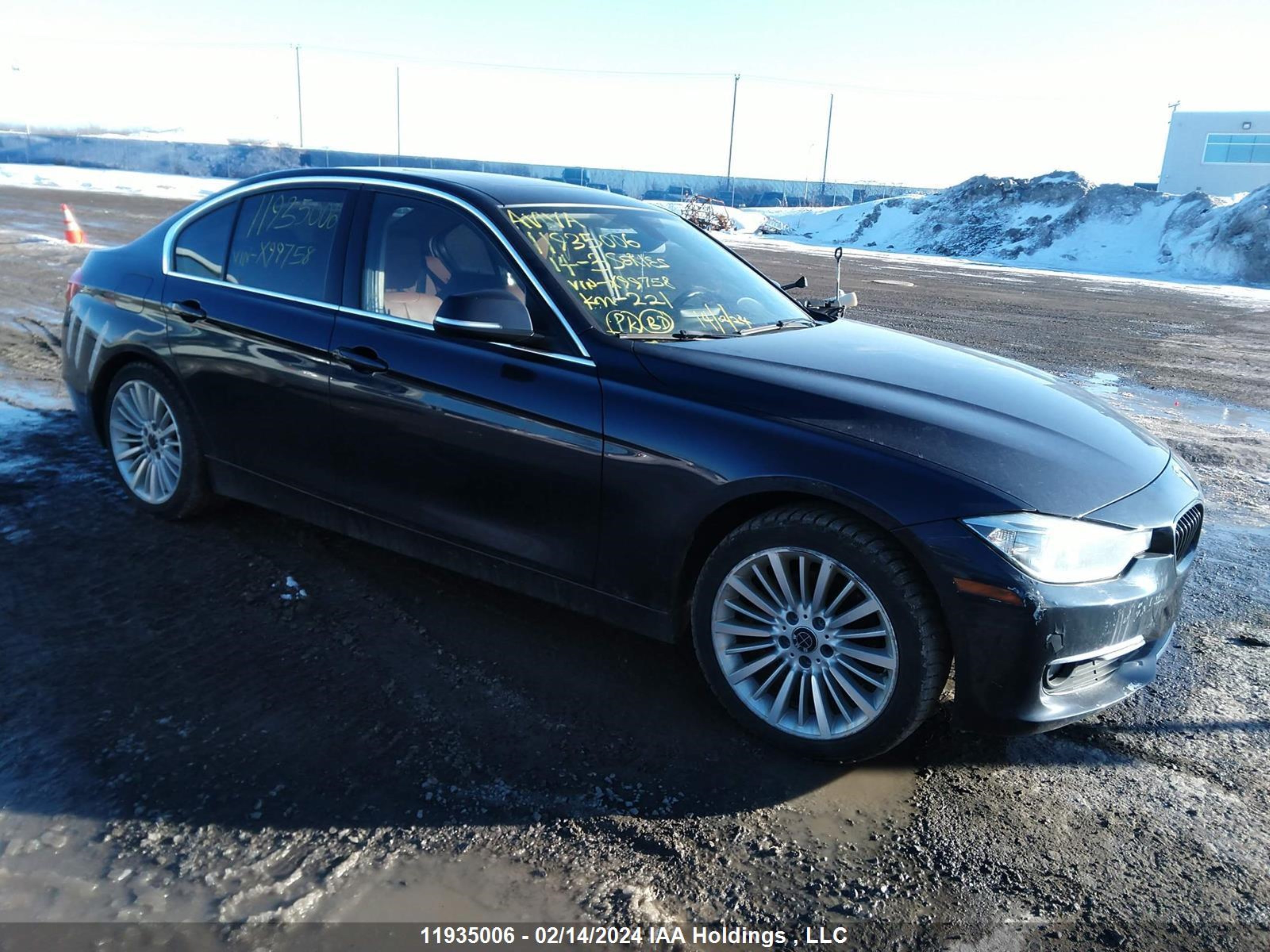 BMW 3ER 2014 wba3d5c59ekx99758