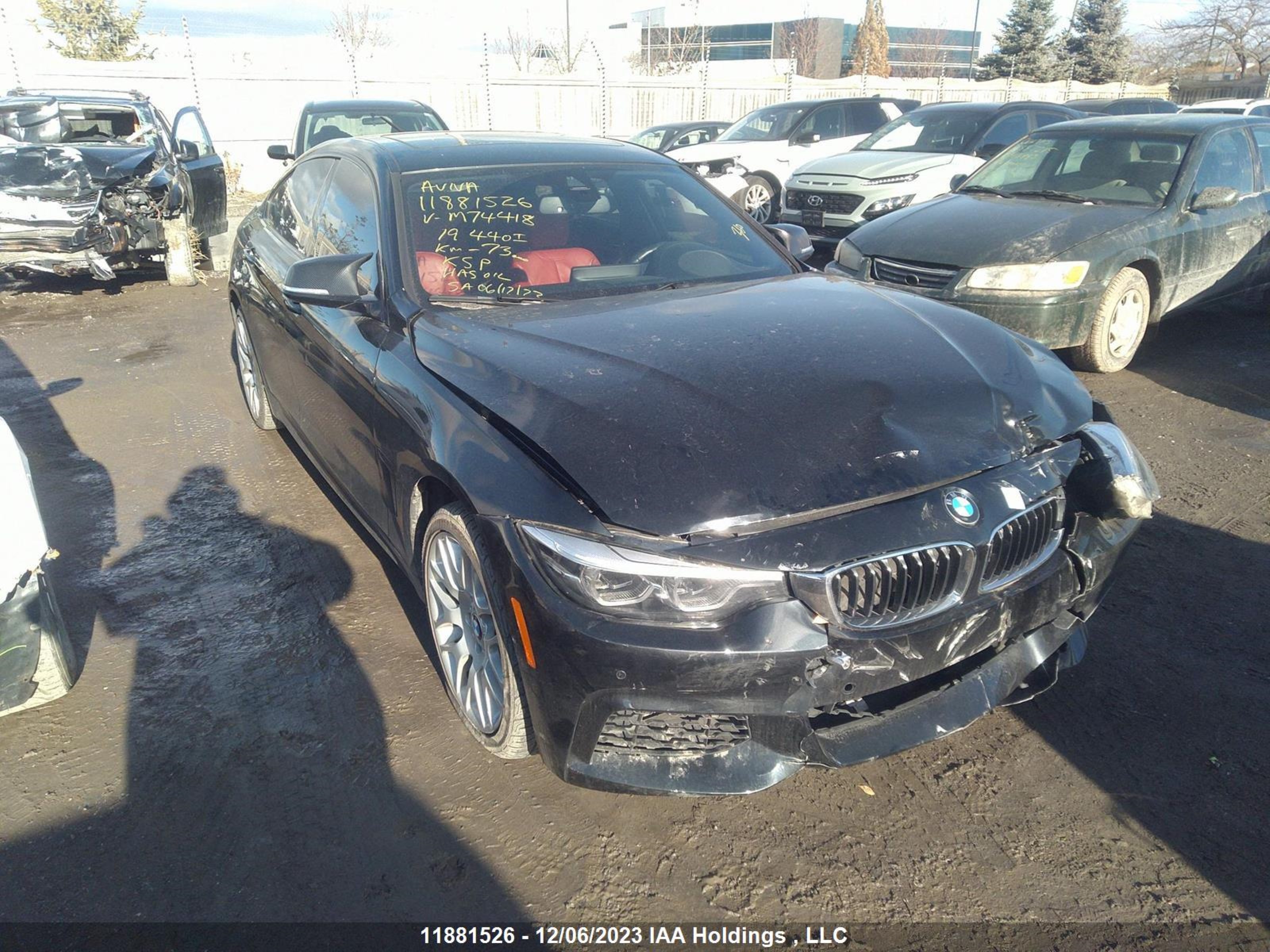 BMW 4ER 2019 wba4j7c59kbm74418