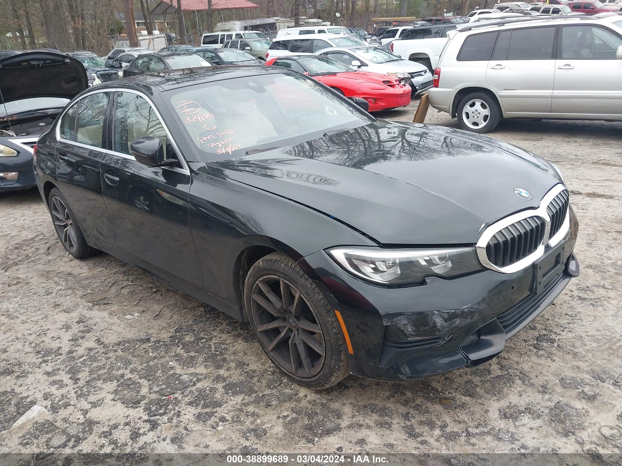 BMW 3ER 2019 wba5r1c54kaj99976