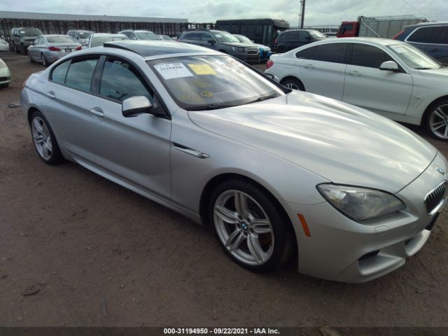 BMW 6 SERIES 2014 wba6b8c54edz72496