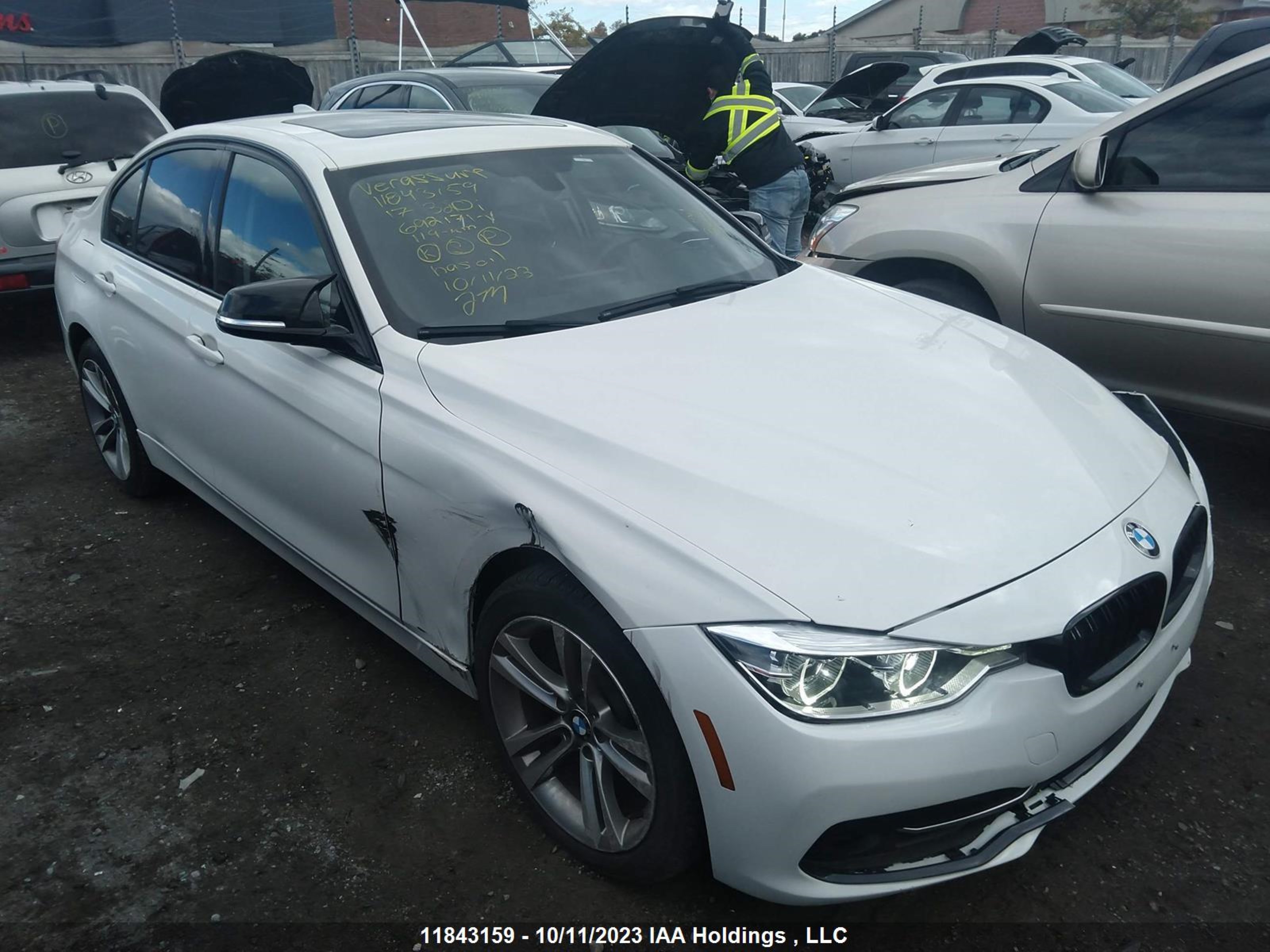 BMW 3ER 2017 wba8a3c34hk692171