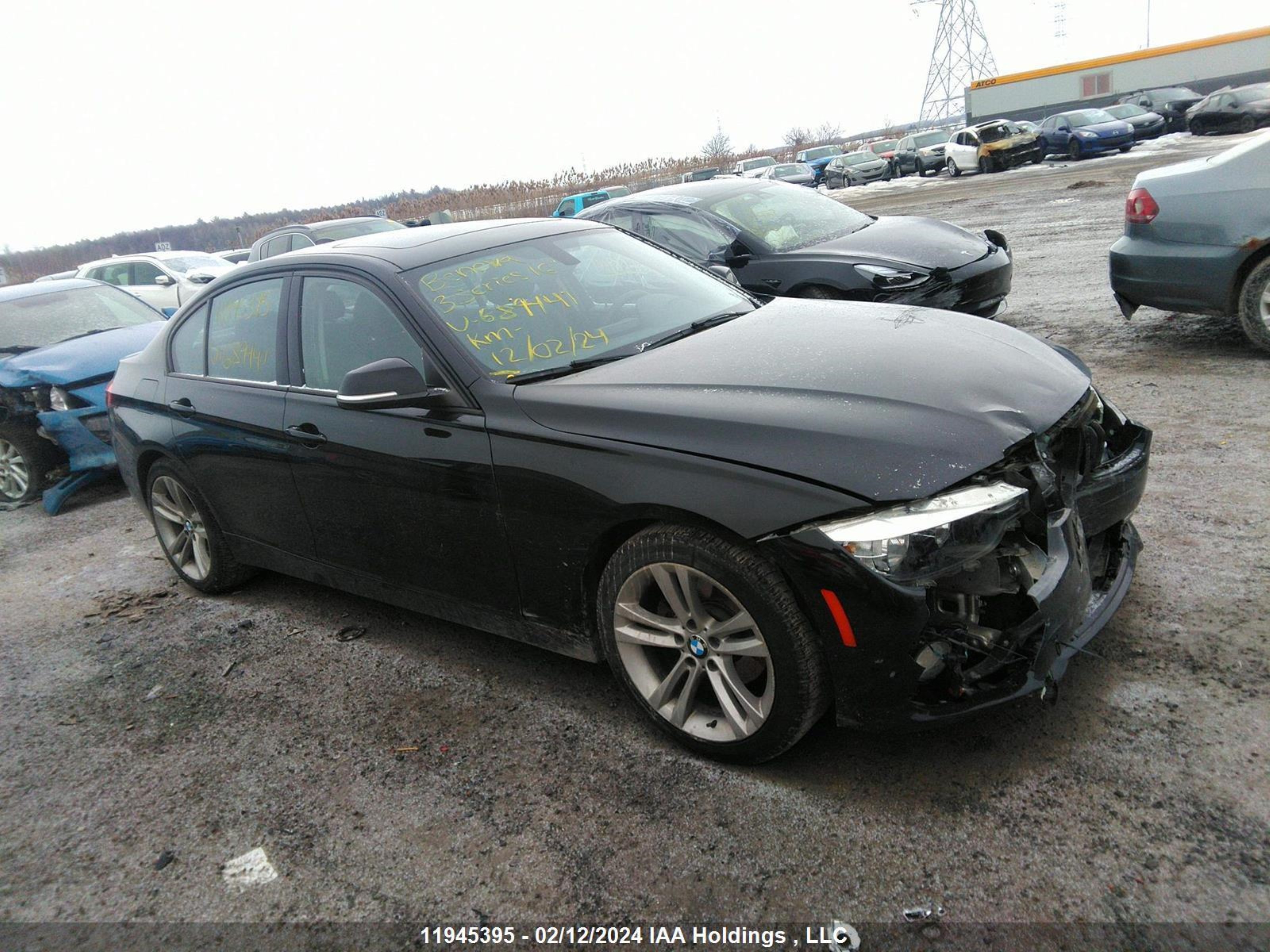 BMW 3ER 2016 wba8a3c53gk689441