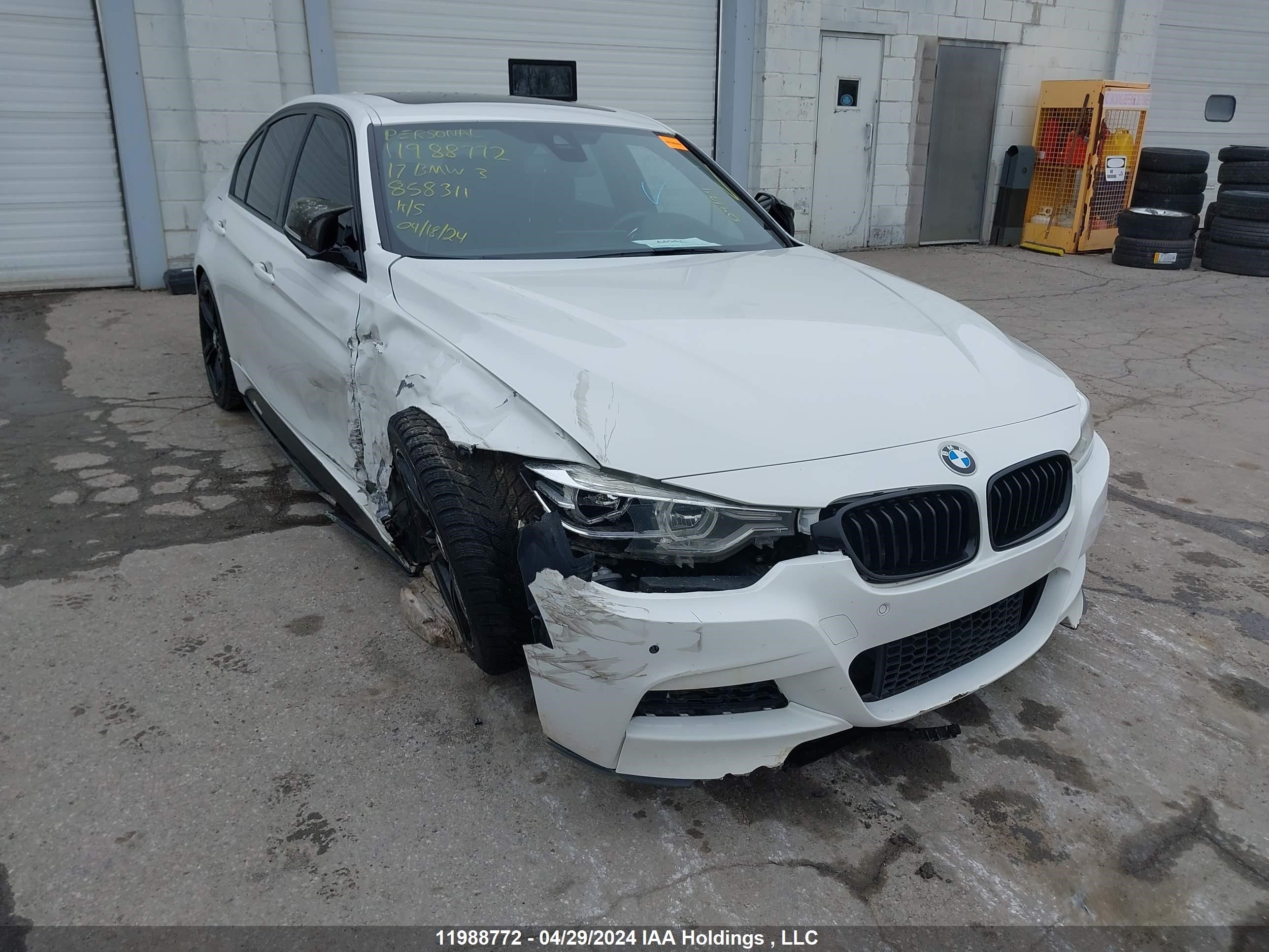 BMW 3ER 2017 wba8b7c56hk858311